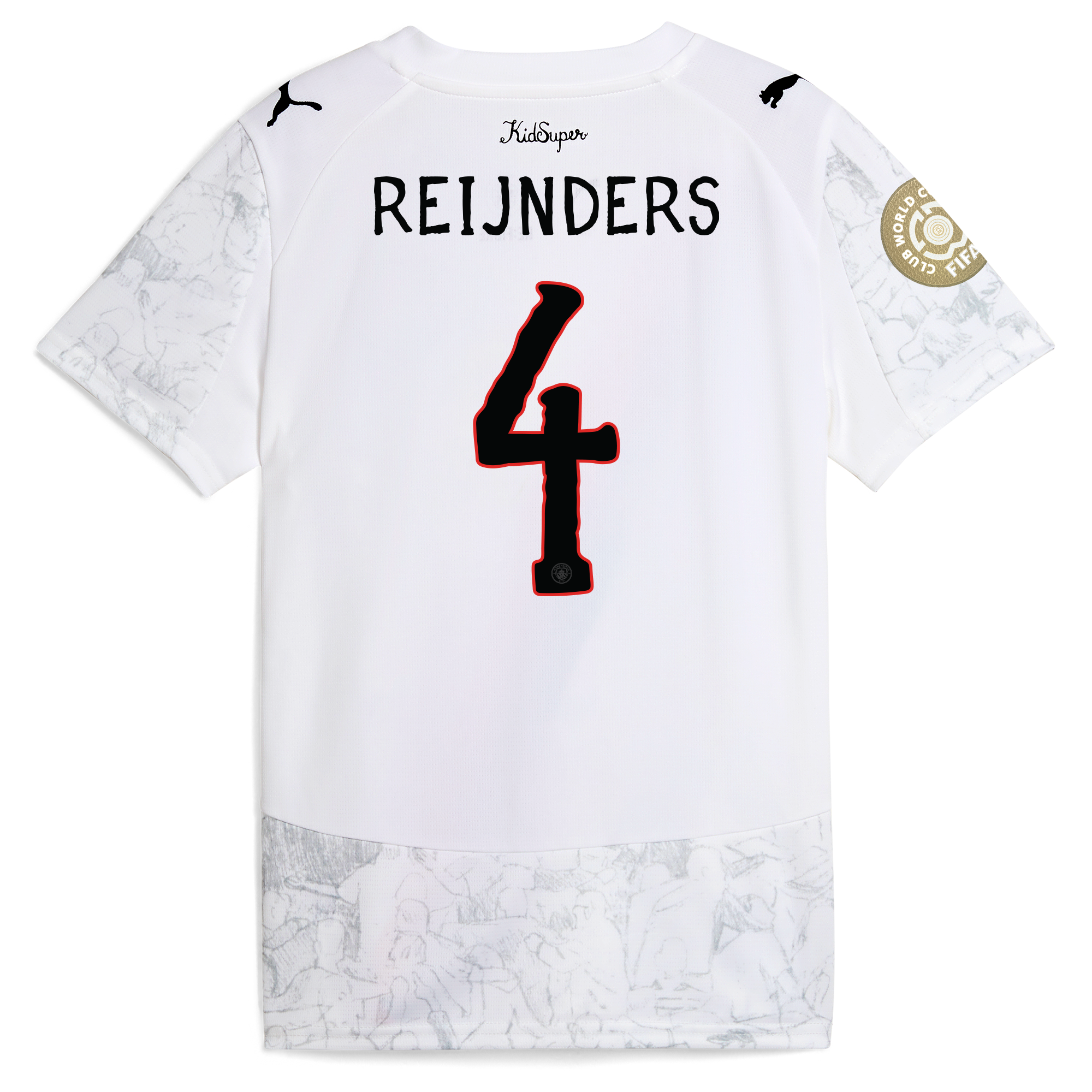 kids manchester city kidsuper jersey 202526 club world cup with reijnders 4 printing Manchester City Shirts | Official Team Gear