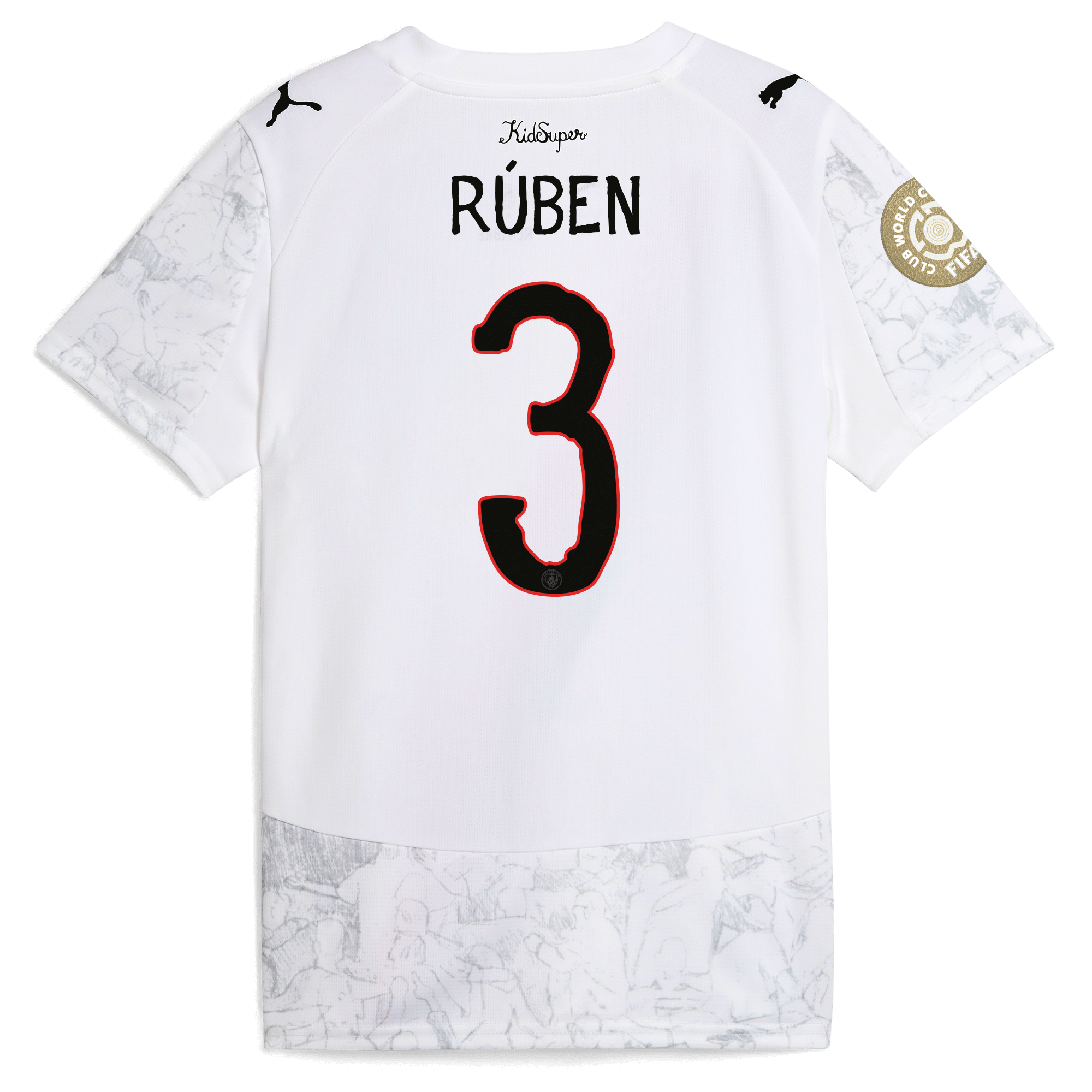 kids manchester city kidsuper jersey 202526 club world cup with rÚben 3 printing Manchester City Shirts | Official Team Gear