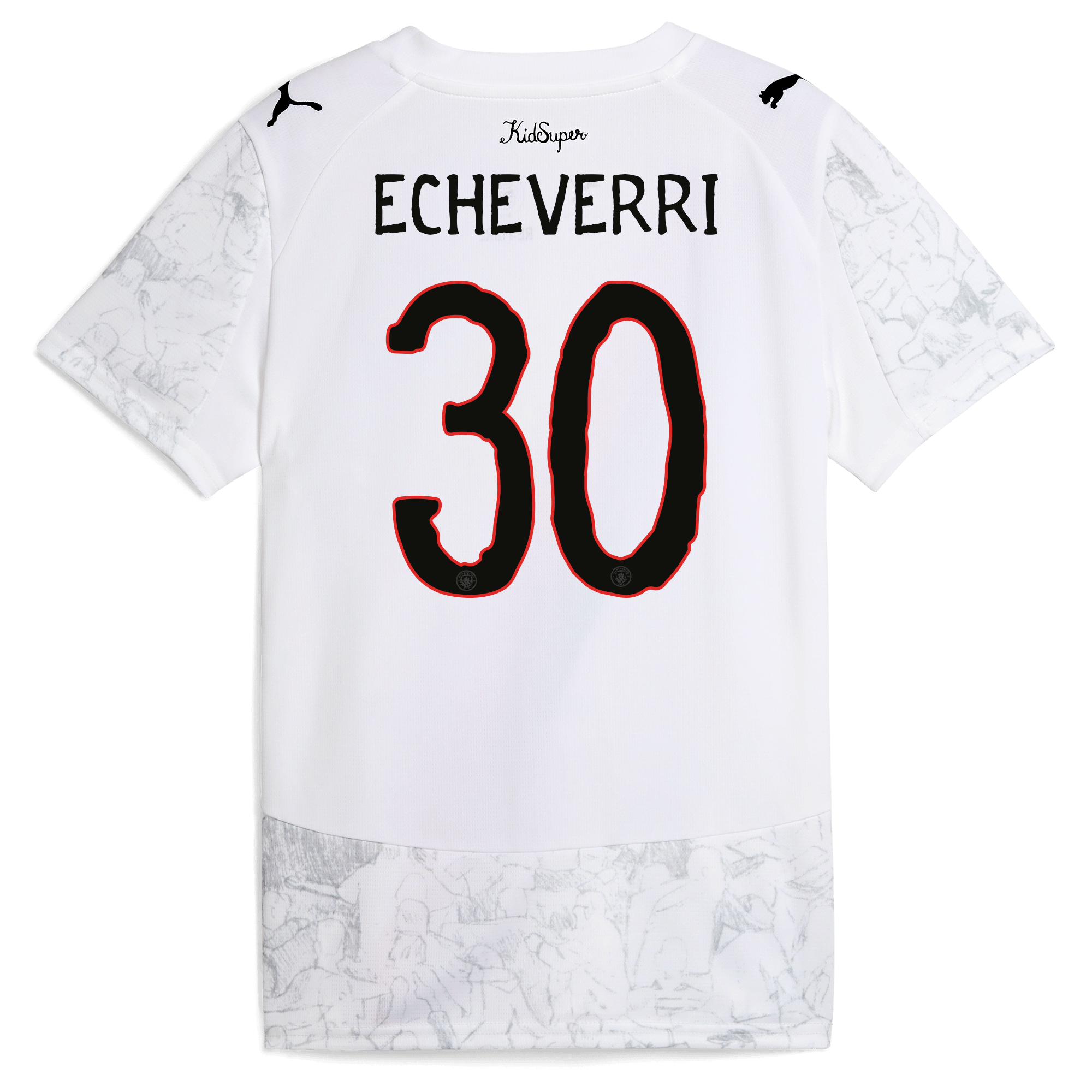 kids manchester city kidsuper jersey 202526 with echeverri 30 printing Manchester City Shirts | Official Team Gear