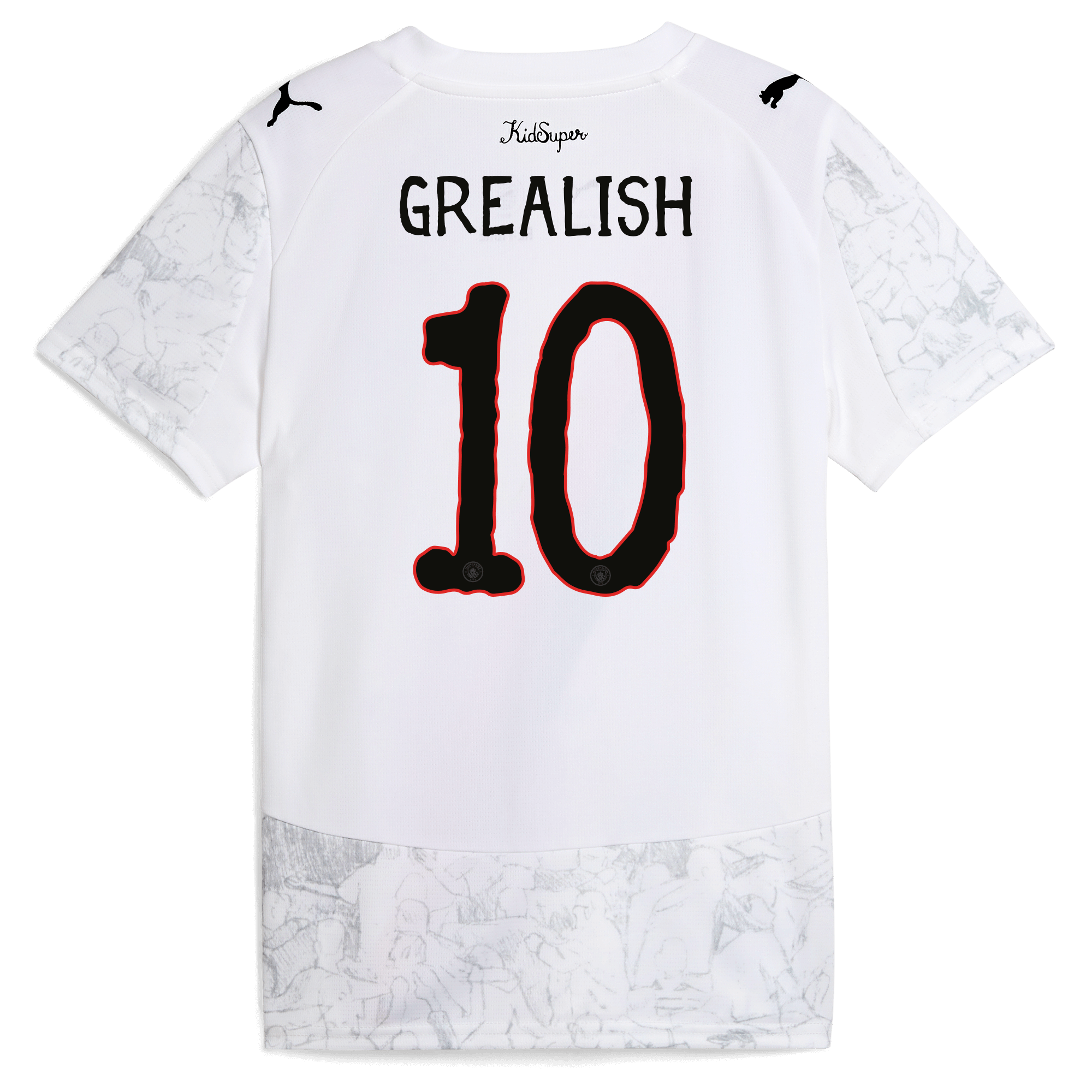 kids manchester city kidsuper jersey 202526 with grealish 10 printing Manchester City Shirts | Official Team Gear