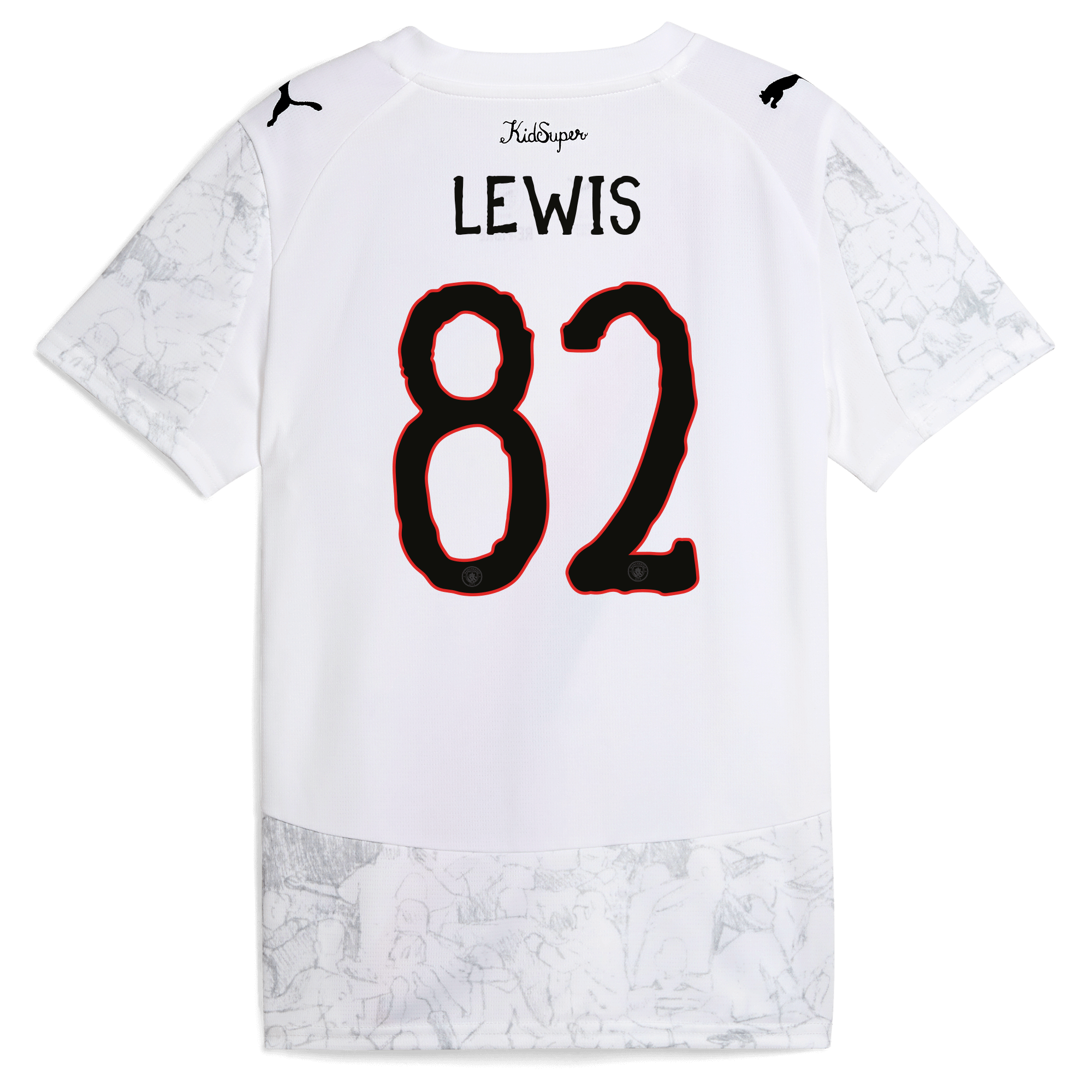 kids manchester city kidsuper jersey 202526 with lewis 82 printing Manchester City Shirts | Official Team Gear