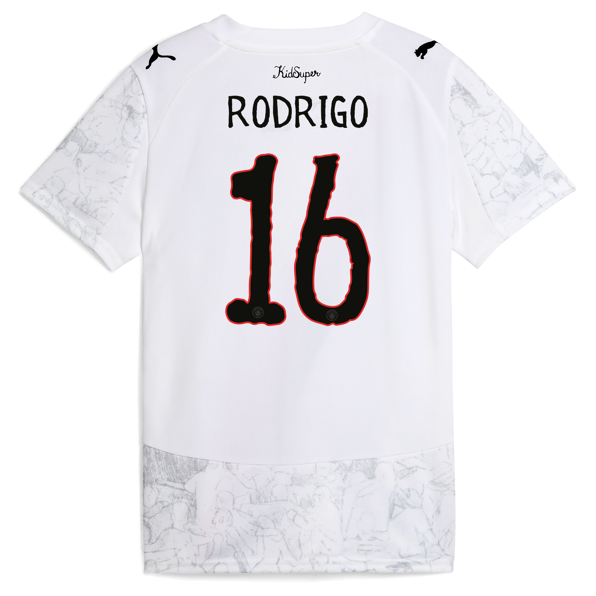 kids manchester city kidsuper jersey 202526 with rodrigo 16 printing Manchester City Shirts | Official Team Gear
