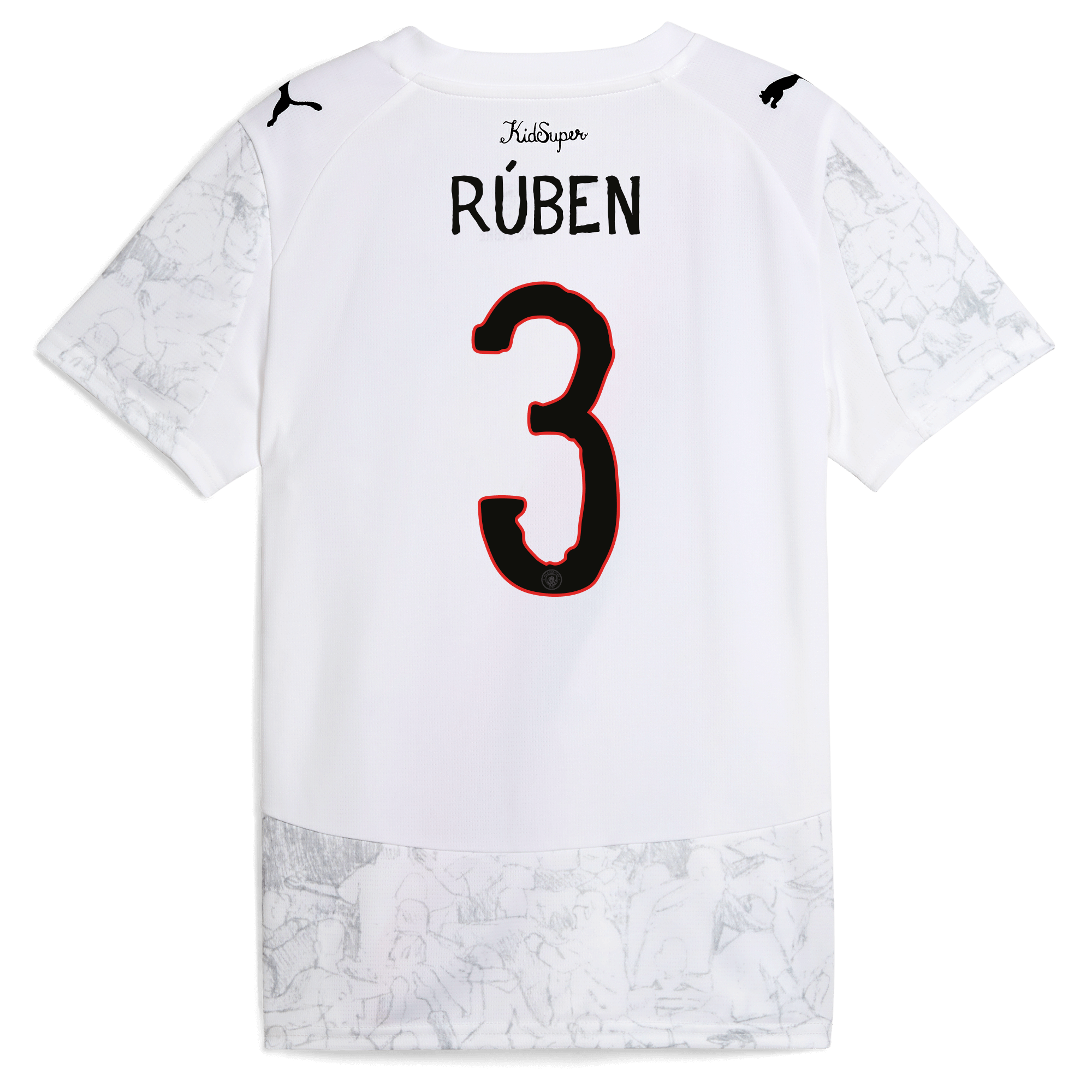 kids manchester city kidsuper jersey 202526 with rÚben 3 printing Manchester City Shirts | Official Team Gear