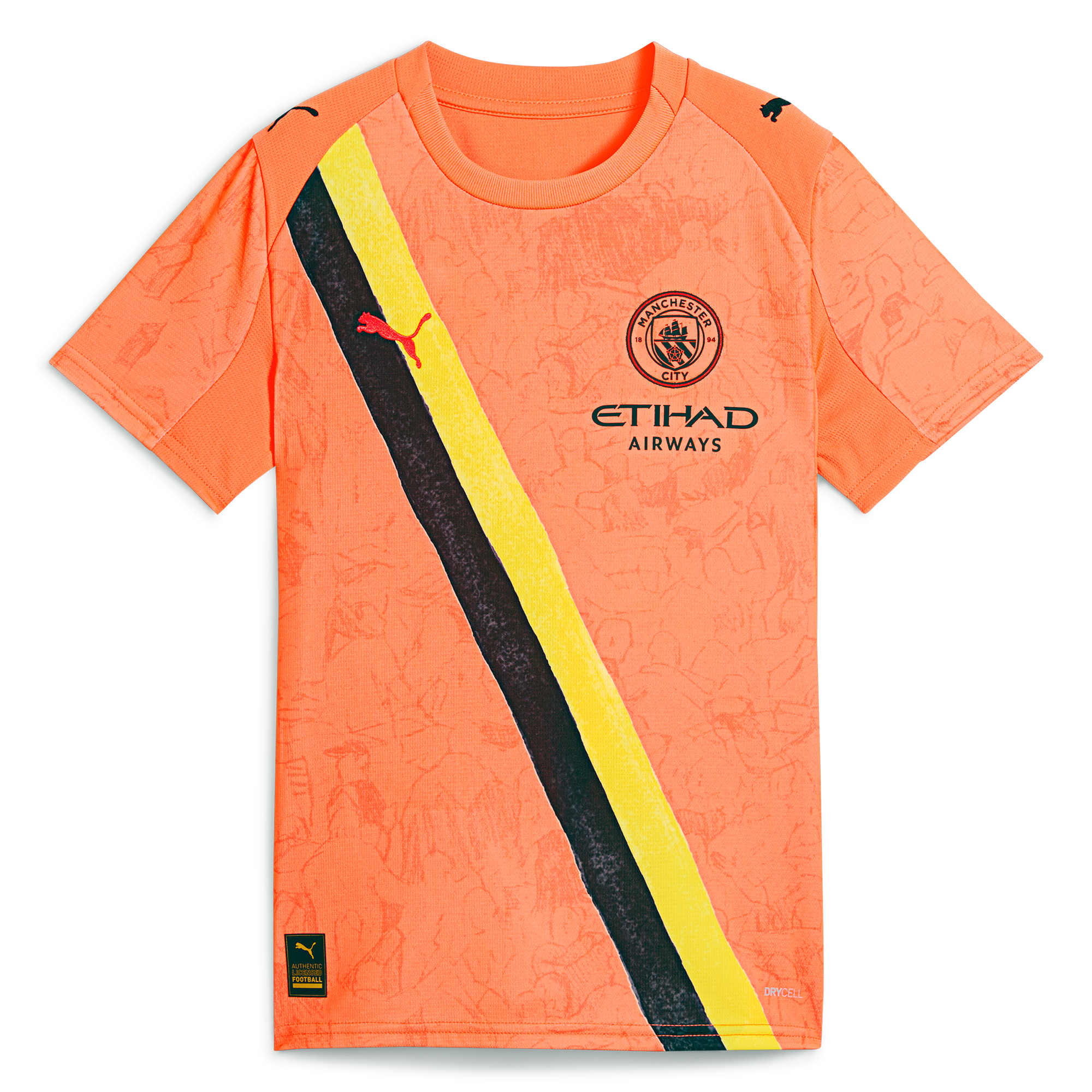 kids manchester city kidsuper jersey orange 202526 Manchester City Shirts | Official Team Gear
