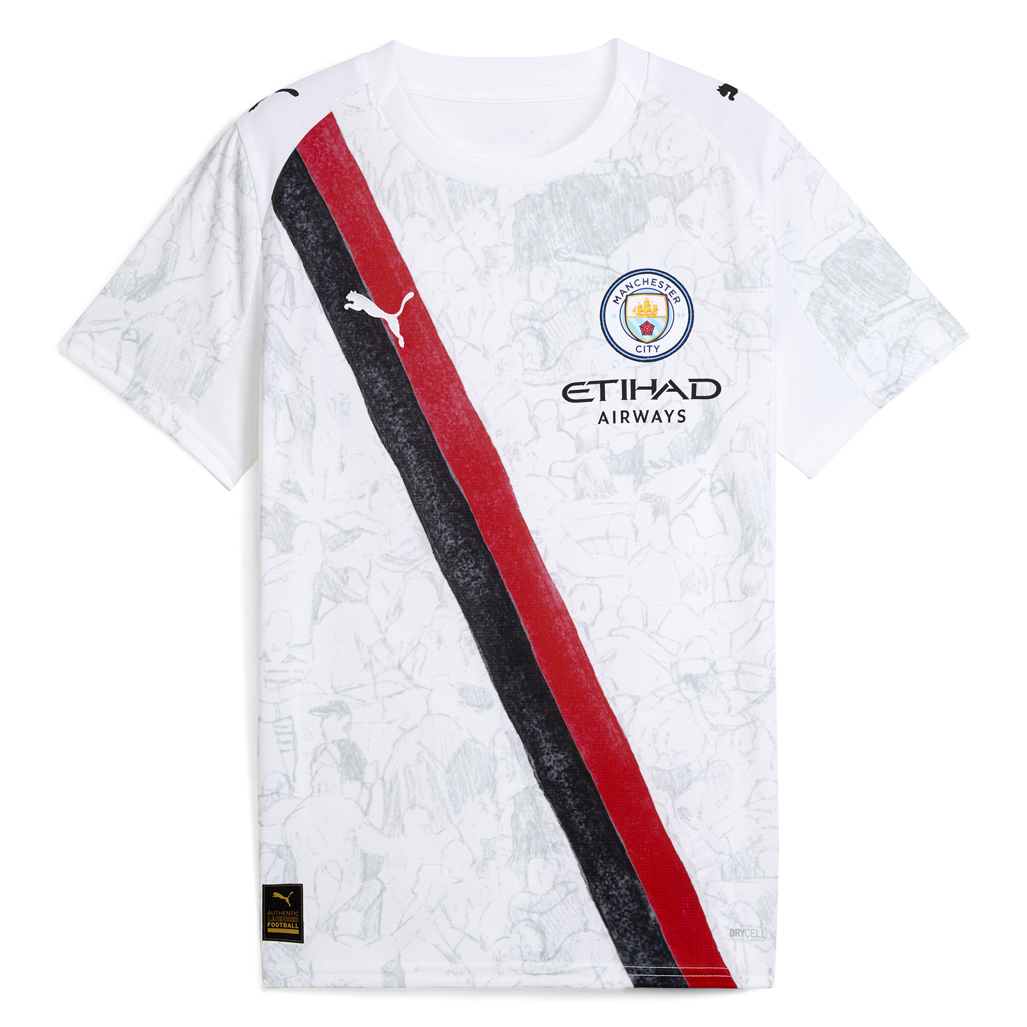 kids manchester city kidsuper jersey white 202526 Manchester City Shirts | Official Team Gear