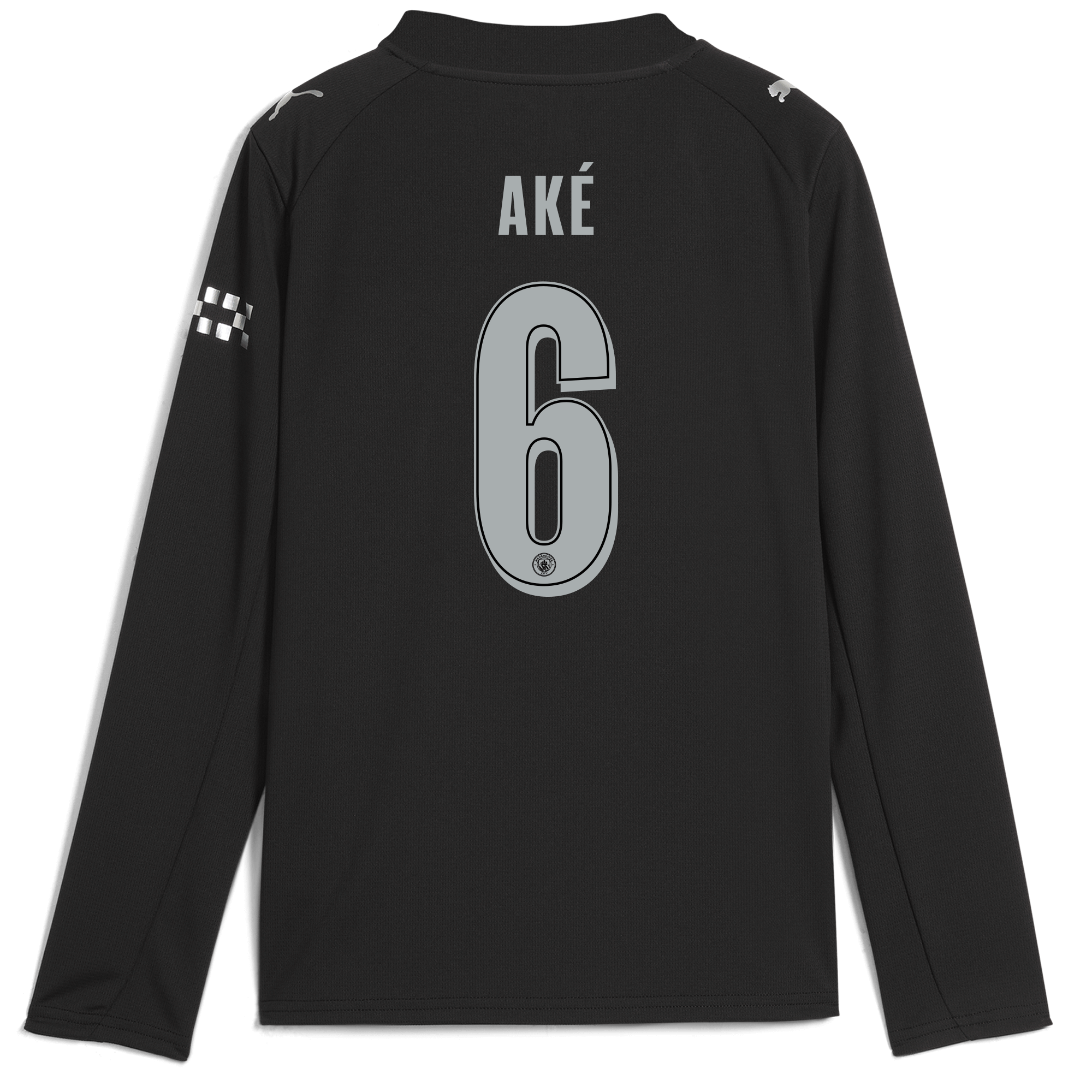 kids manchester city man city away jersey 202526 long sleeve with akÉ 6 printing Manchester City Shirts | Official Team Gear