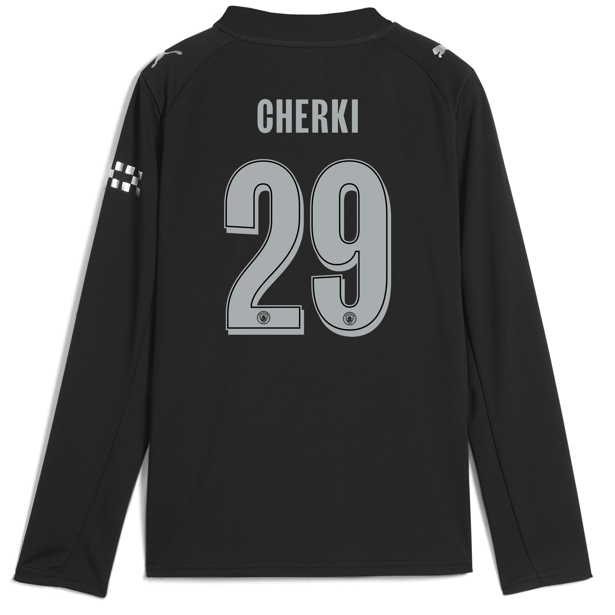 kids manchester city man city away jersey 202526 long sleeve with cherki 29 printing Manchester City Shirts | Official Team Gear