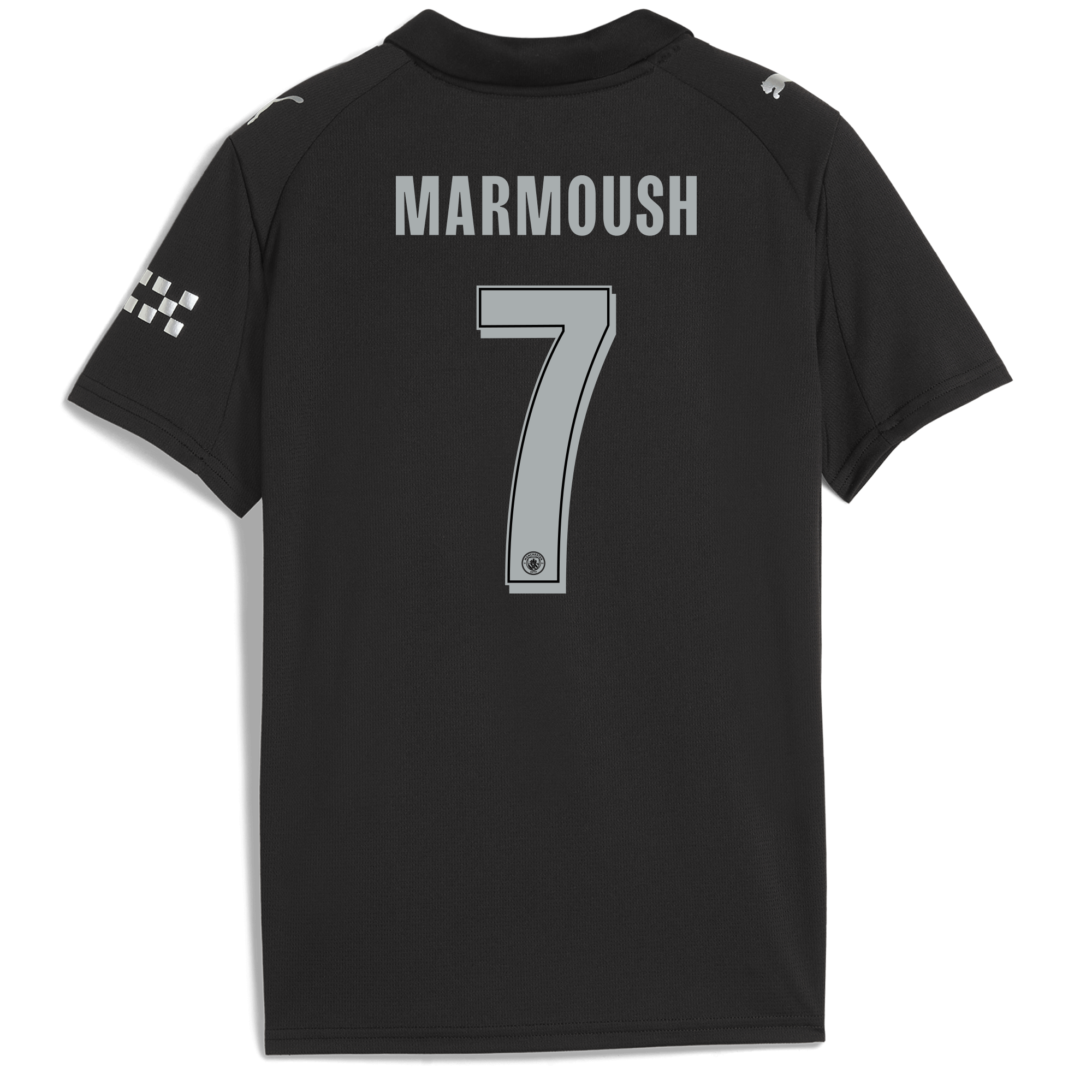 kids manchester city man city away jersey 202526 with marmoush 7 printing Manchester City Shirts | Official Team Gear
