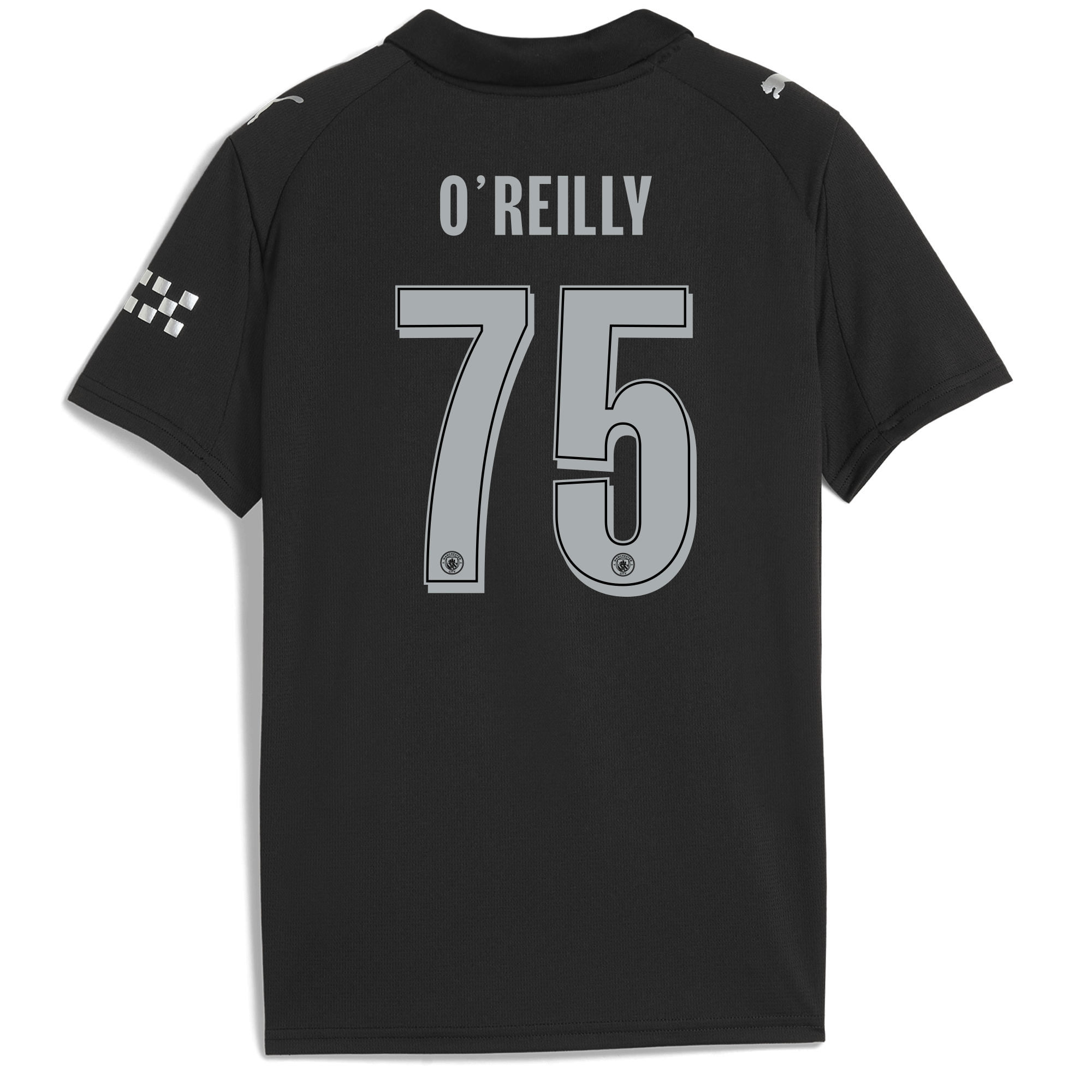 kids manchester city man city away jersey 202526 with oreilly 75 printing Manchester City Shirts | Official Team Gear
