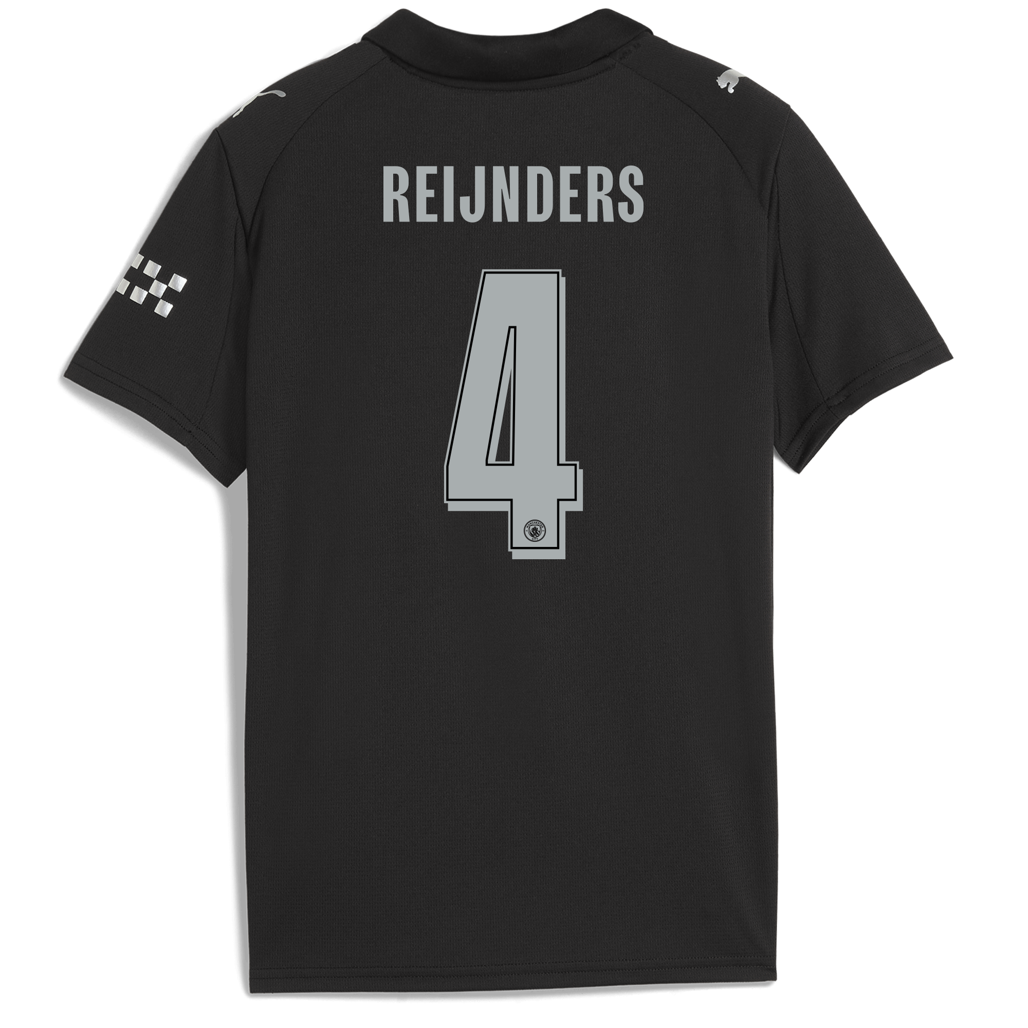 kids manchester city man city away jersey 202526 with reijnders 4 printing Manchester City Shirts | Official Team Gear