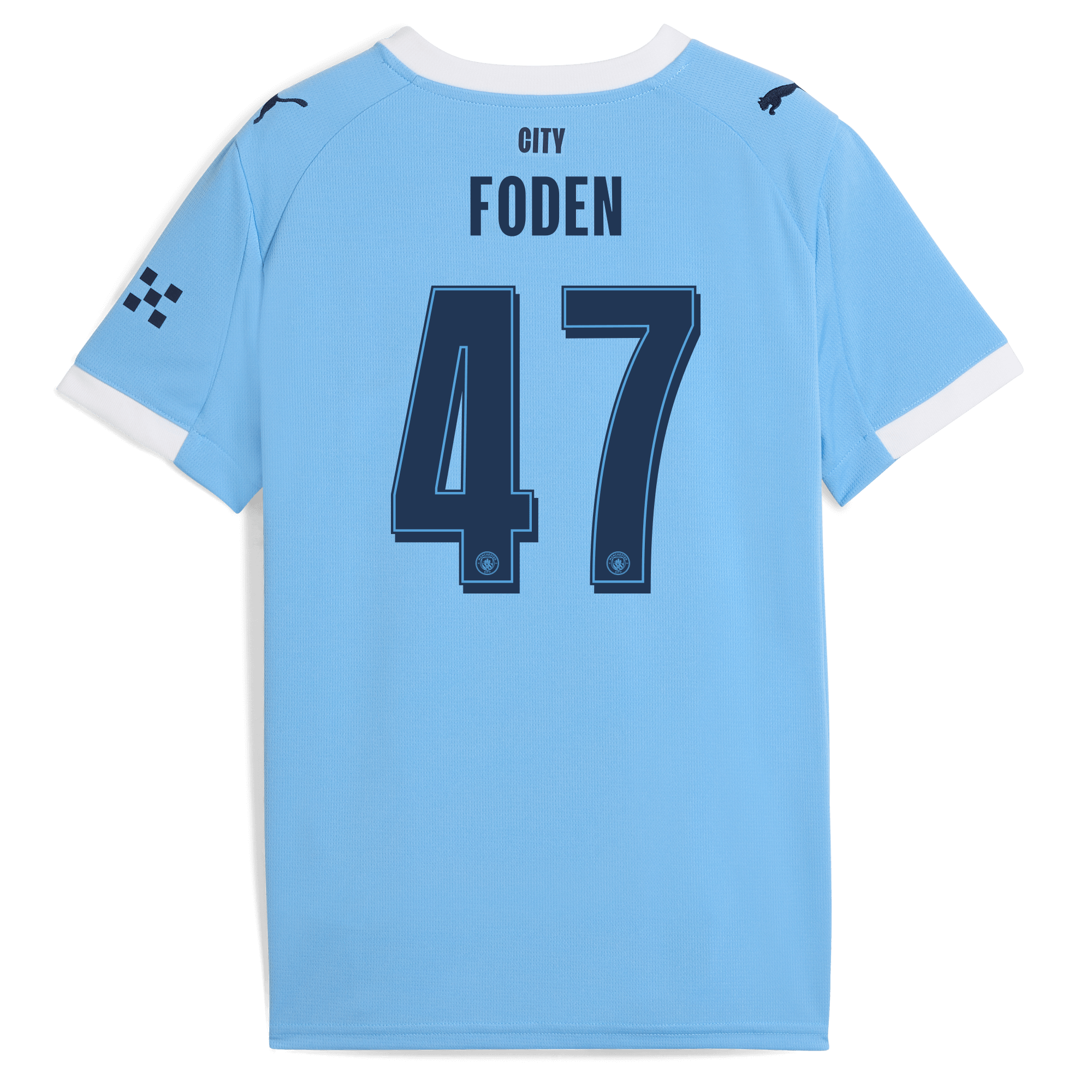 kids manchester city man city home jersey 202526 with foden 47 printing Manchester City Shirts | Official Team Gear