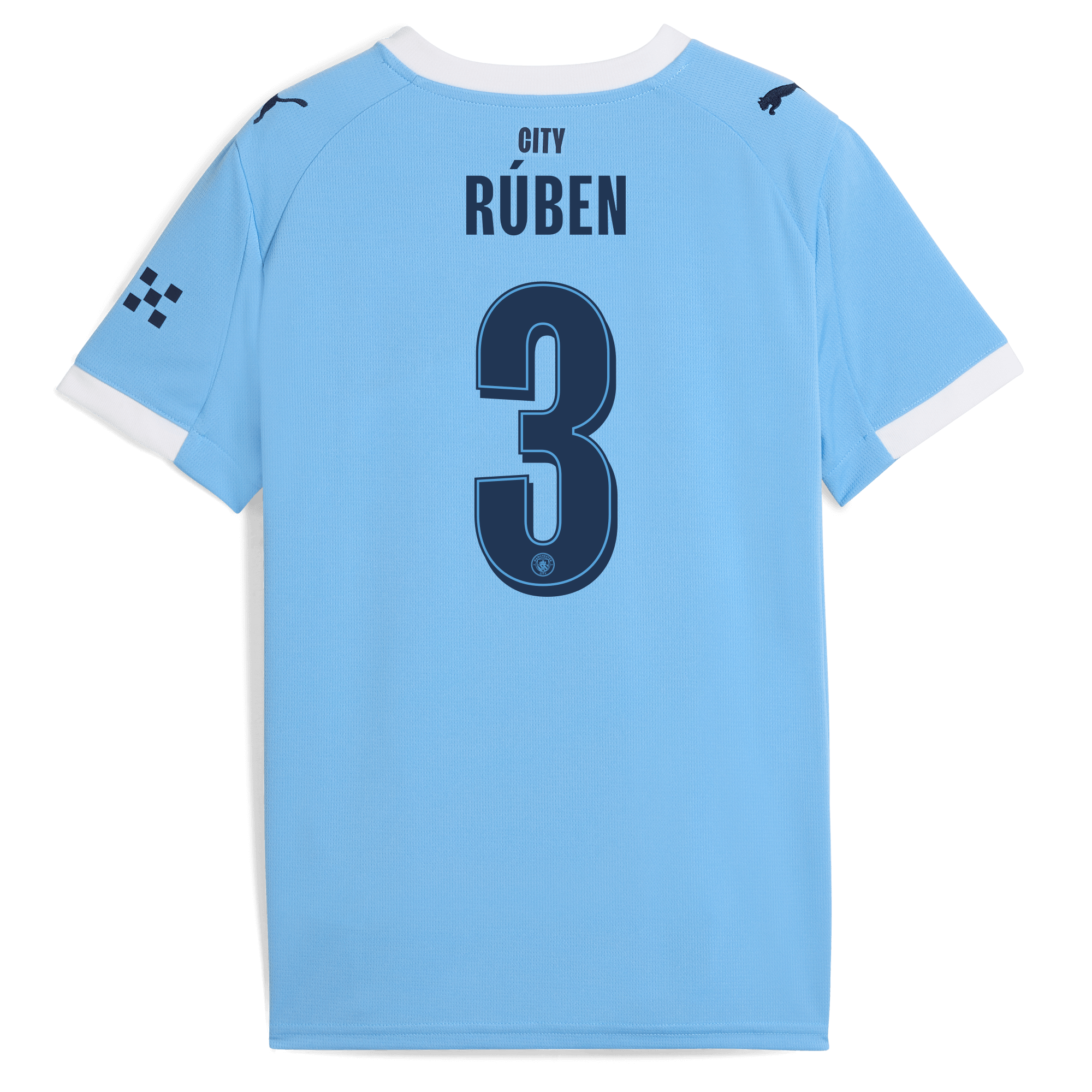 kids manchester city man city home jersey 202526 with rÚben 3 printing Manchester City Shirts | Official Team Gear