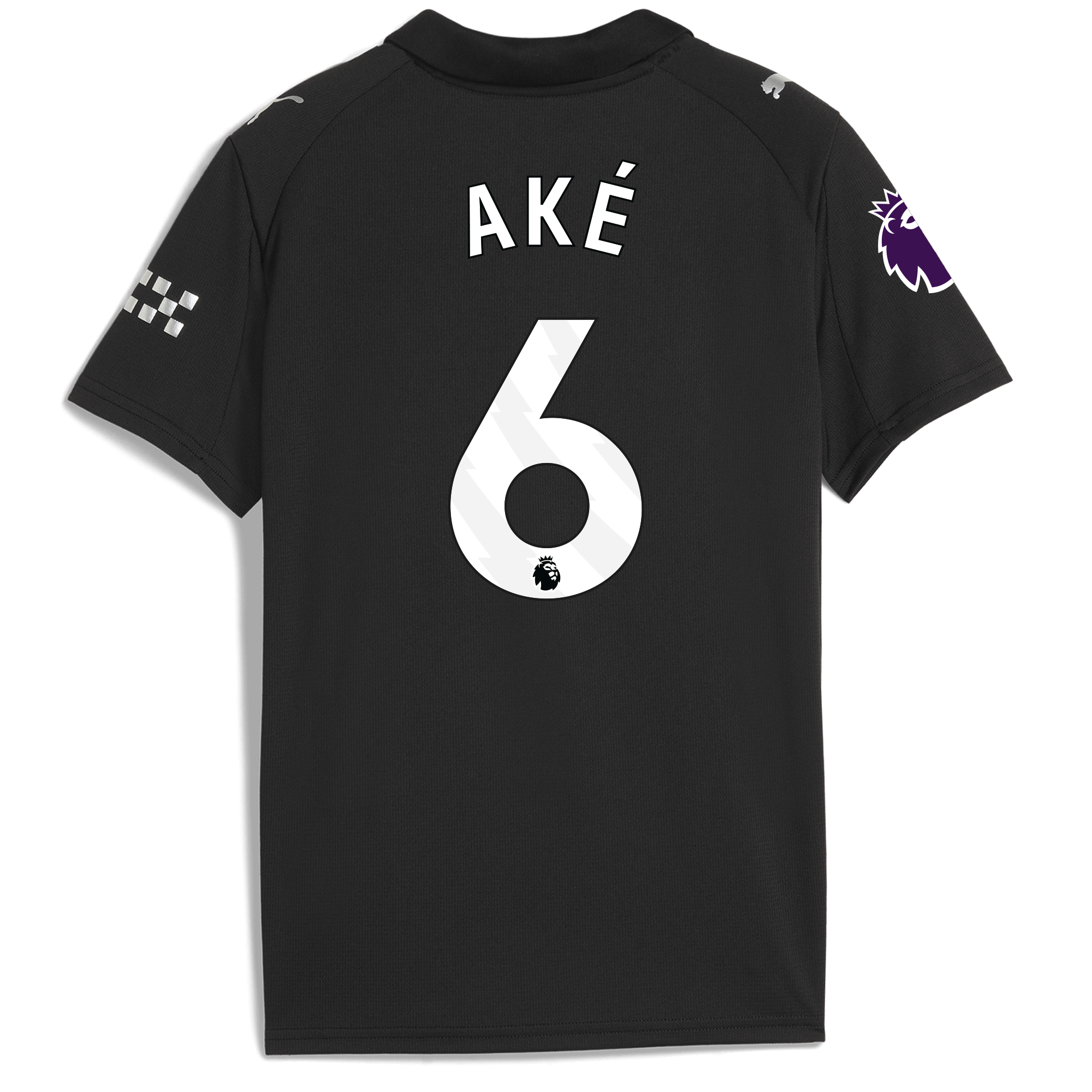 kids manchester city premier league away jersey 202526 with akÉ 6 printing Manchester City Shirts | Official Team Gear