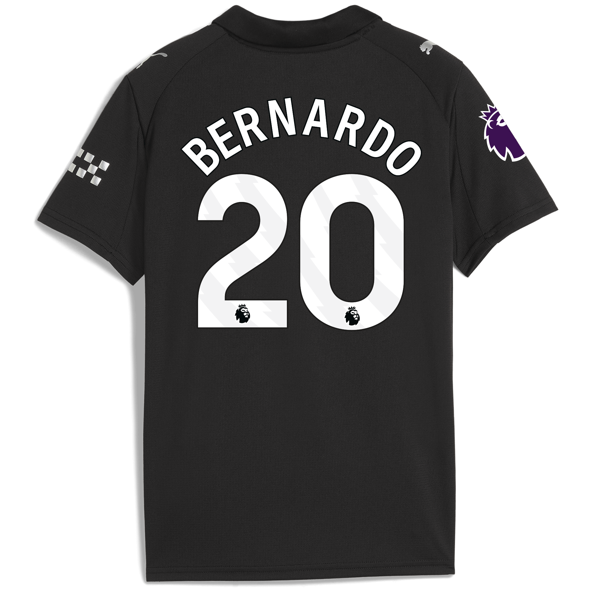kids manchester city premier league away jersey 202526 with bernardo 20 printing Manchester City Shirts | Official Team Gear
