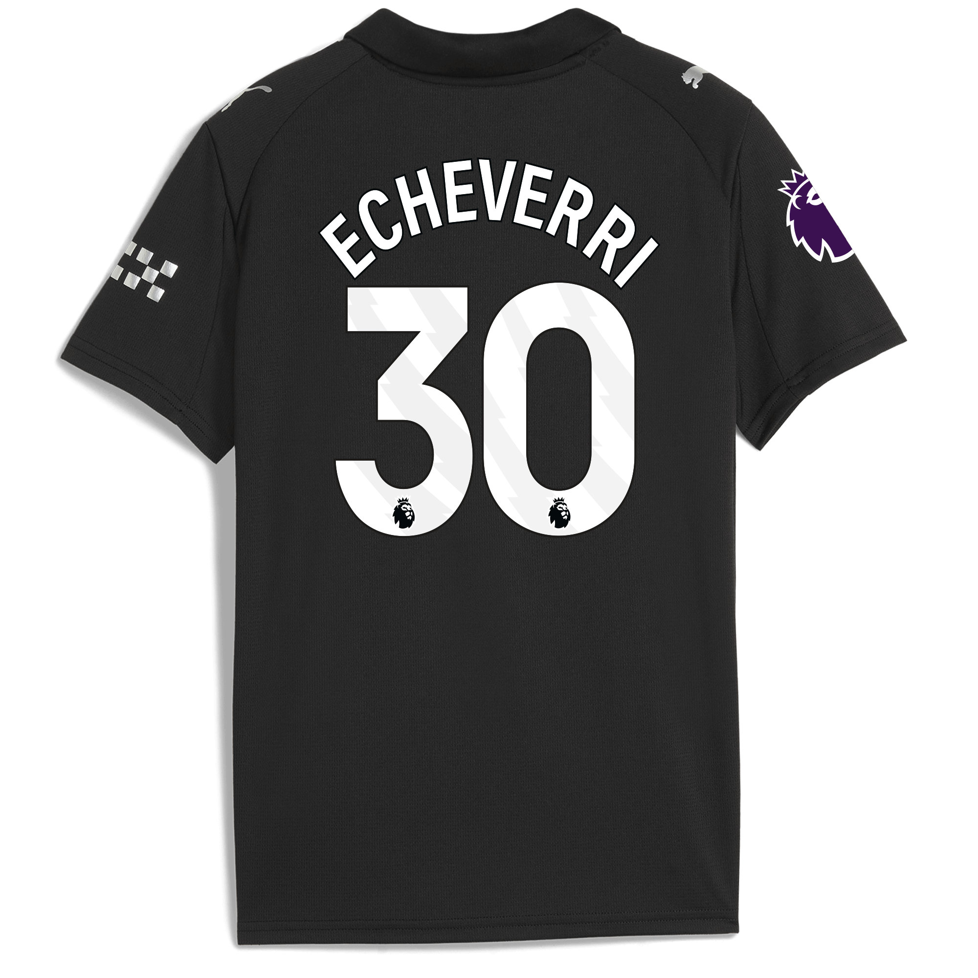 kids manchester city premier league away jersey 202526 with echeverri 30 printing Manchester City Shirts | Official Team Gear