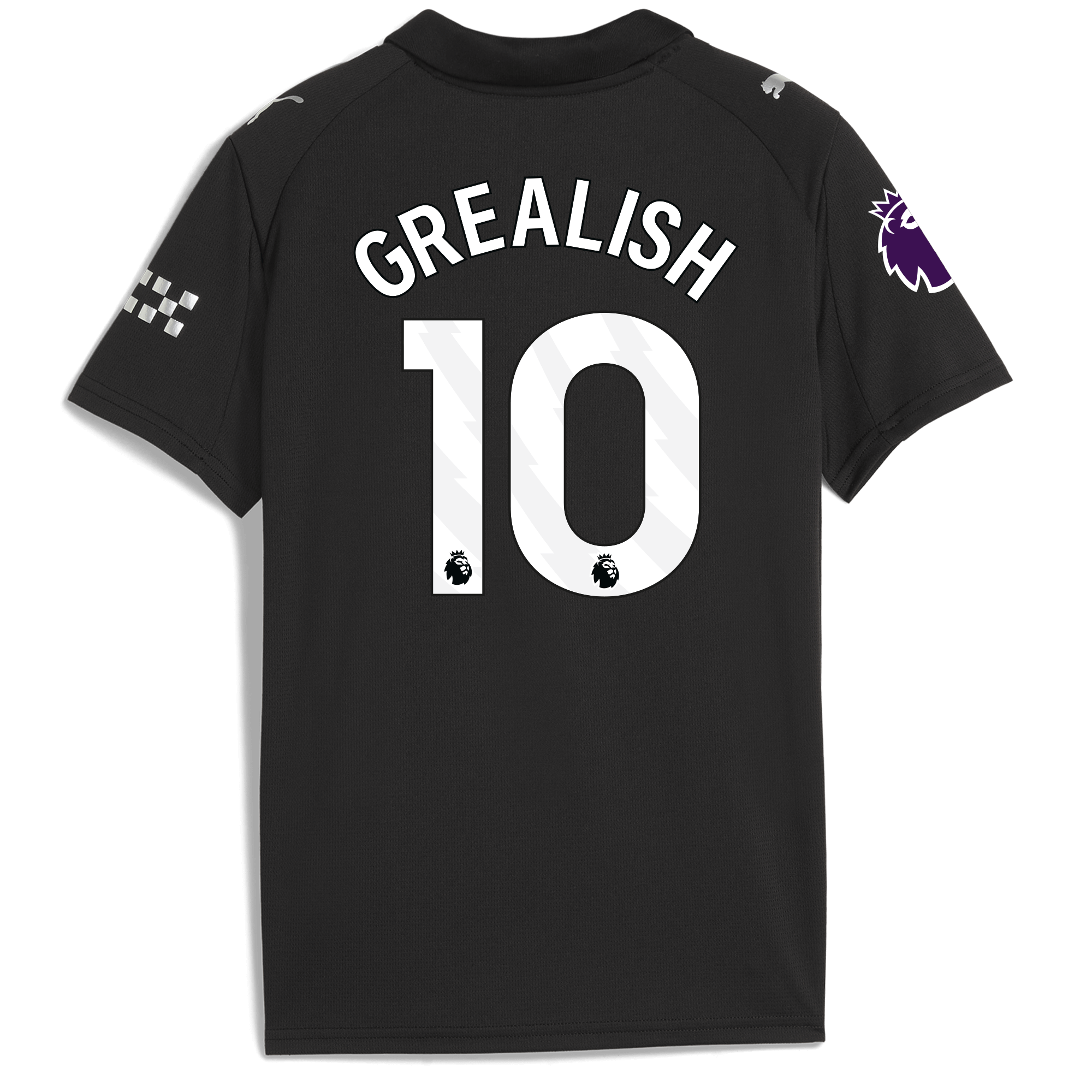 kids manchester city premier league away jersey 202526 with grealish 10 printing Manchester City Shirts | Official Team Gear