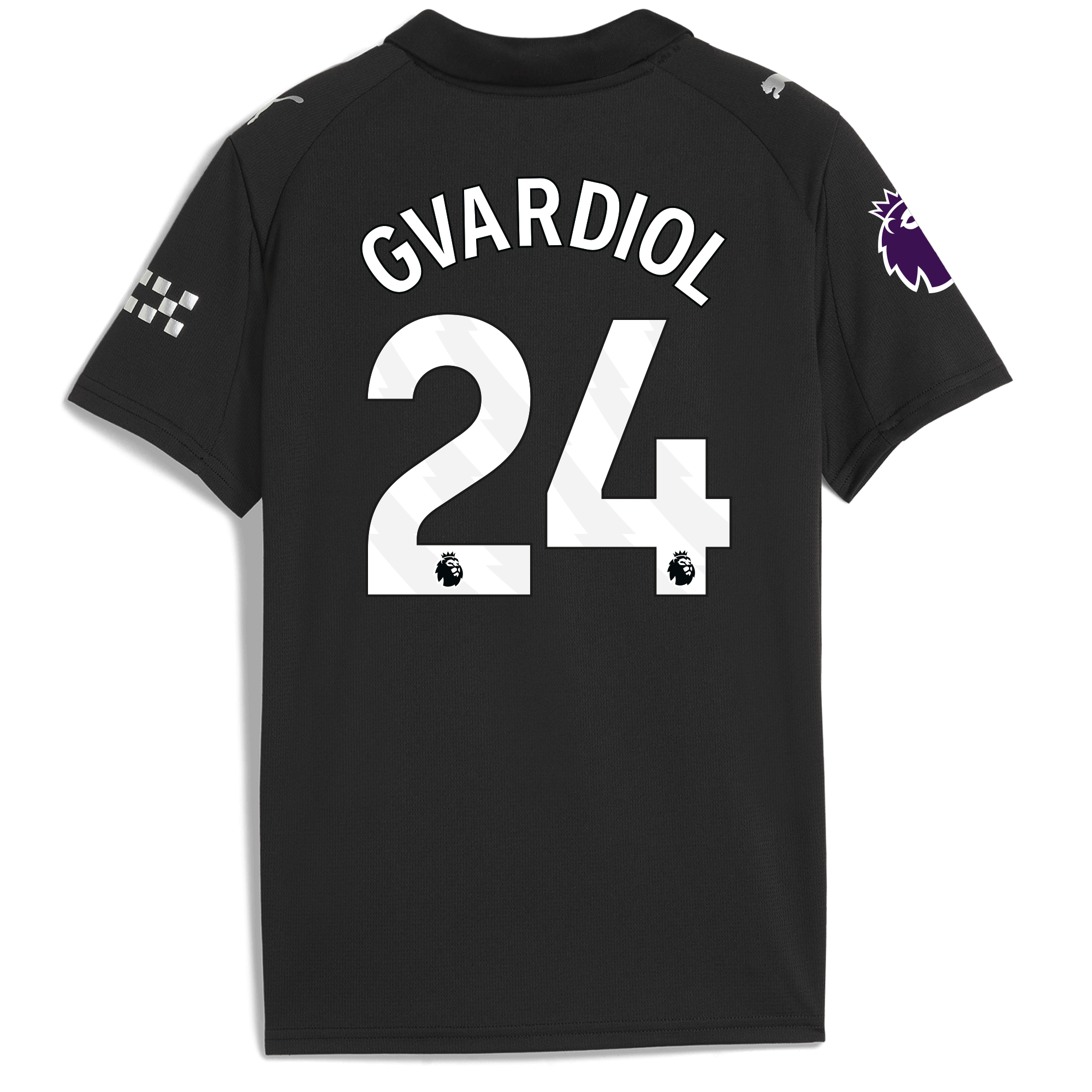 kids manchester city premier league away jersey 202526 with gvardiol 24 printing Manchester City Shirts | Official Team Gear