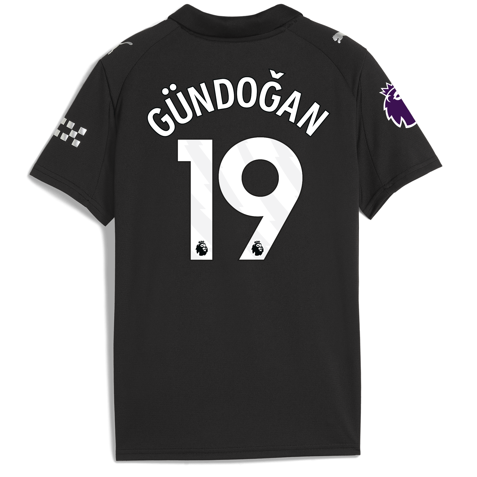 kids manchester city premier league away jersey 202526 with gÜndoĞan 19 printing Manchester City Shirts | Official Team Gear