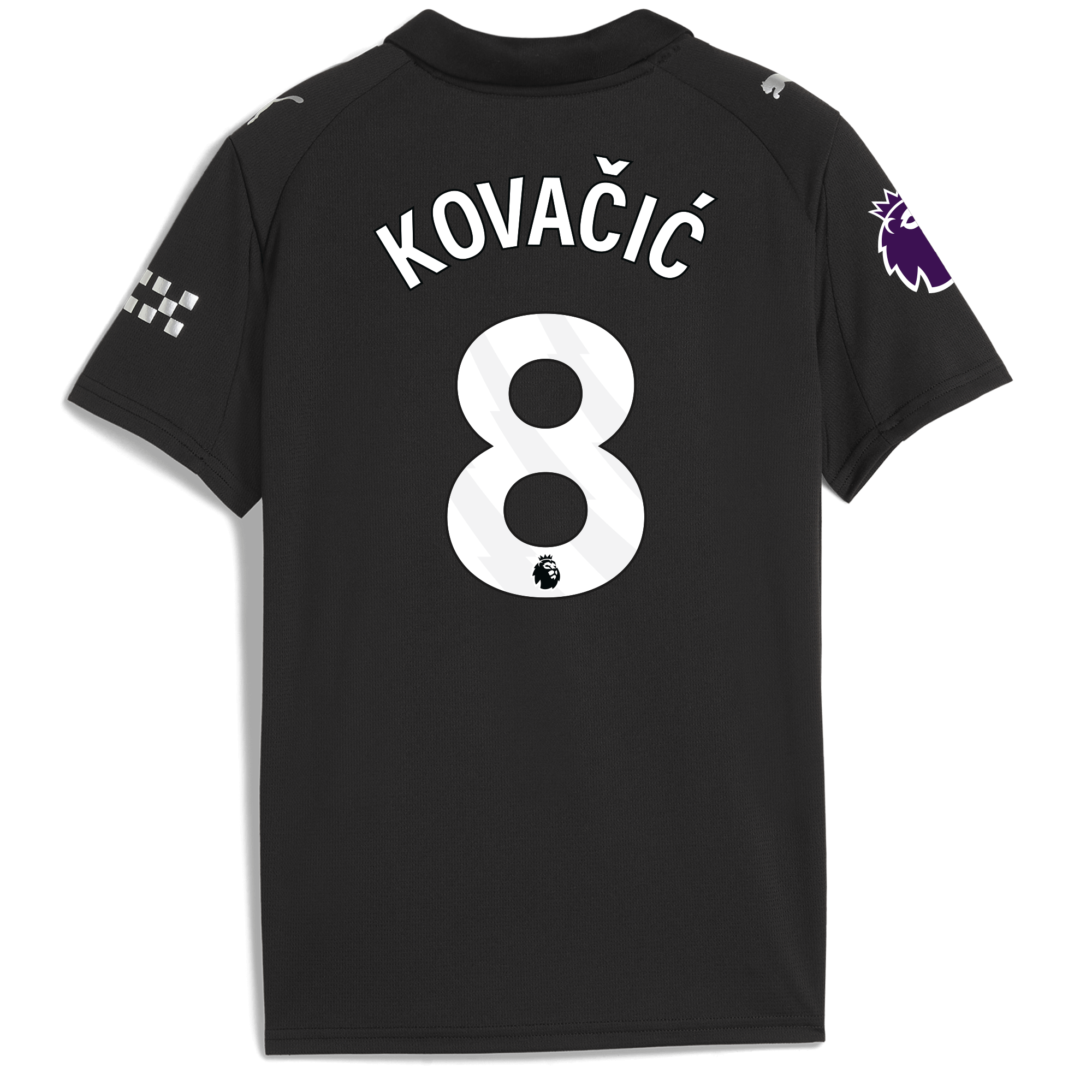 kids manchester city premier league away jersey 202526 with kovaČiĆ 8 printing Manchester City Shirts | Official Team Gear