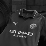 manchester city authentic away jersey black 202526 Manchester City Shirts | Official Team Gear
