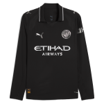 manchester city authentic away long sleeve jersey black 202526 Manchester City Shirts | Official Team Gear