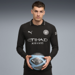 manchester city authentic away long sleeve jersey black 202526 Manchester City Shirts | Official Team Gear