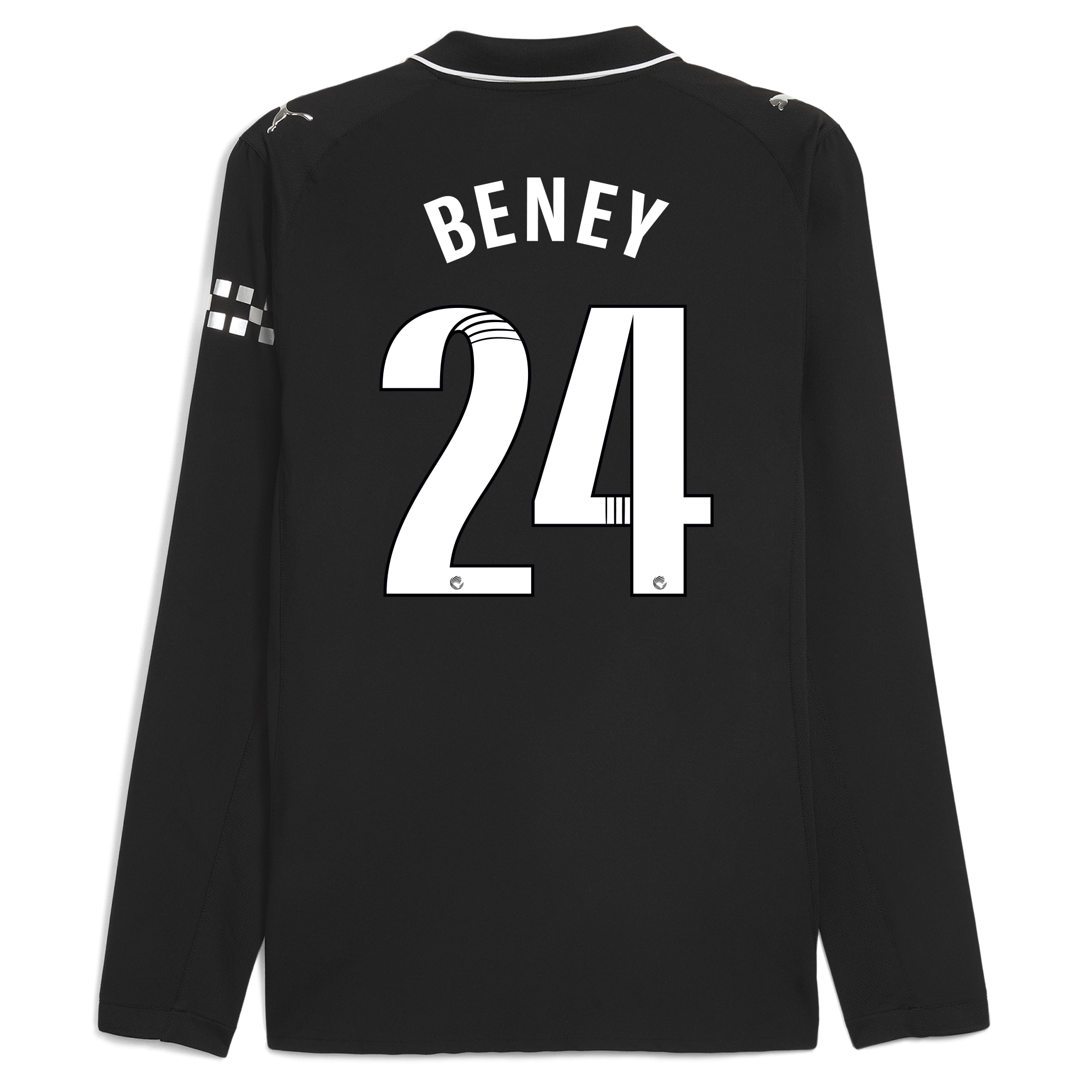 manchester city away authentic jersey 202526 long sleeve with beney 24 printing Manchester City Shirts | Official Team Gear