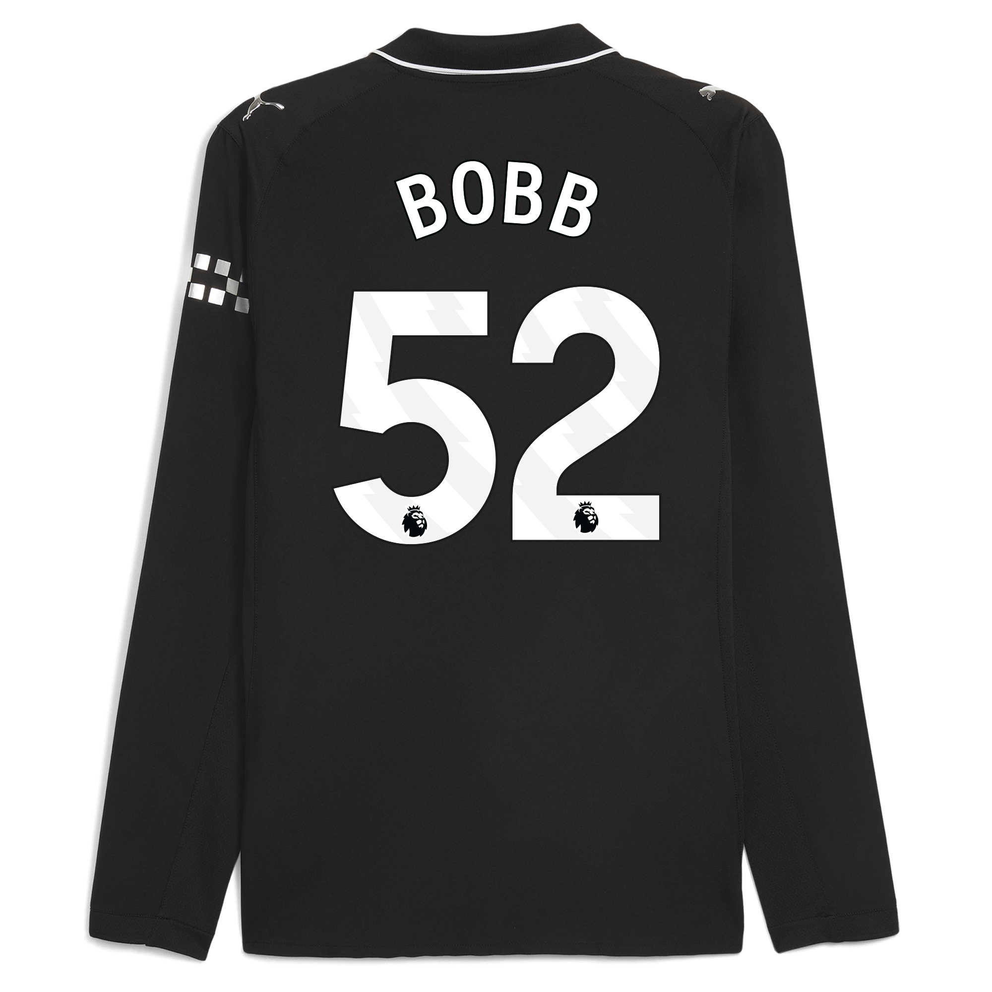 manchester city away authentic jersey 202526 long sleeve with bobb 52 printing Manchester City Shirts | Official Team Gear