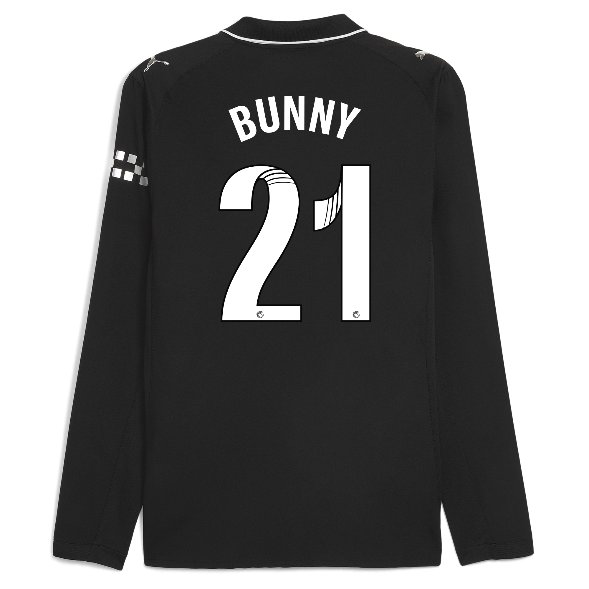 manchester city away authentic jersey 202526 long sleeve with bunny 21 printing Manchester City Shirts | Official Team Gear
