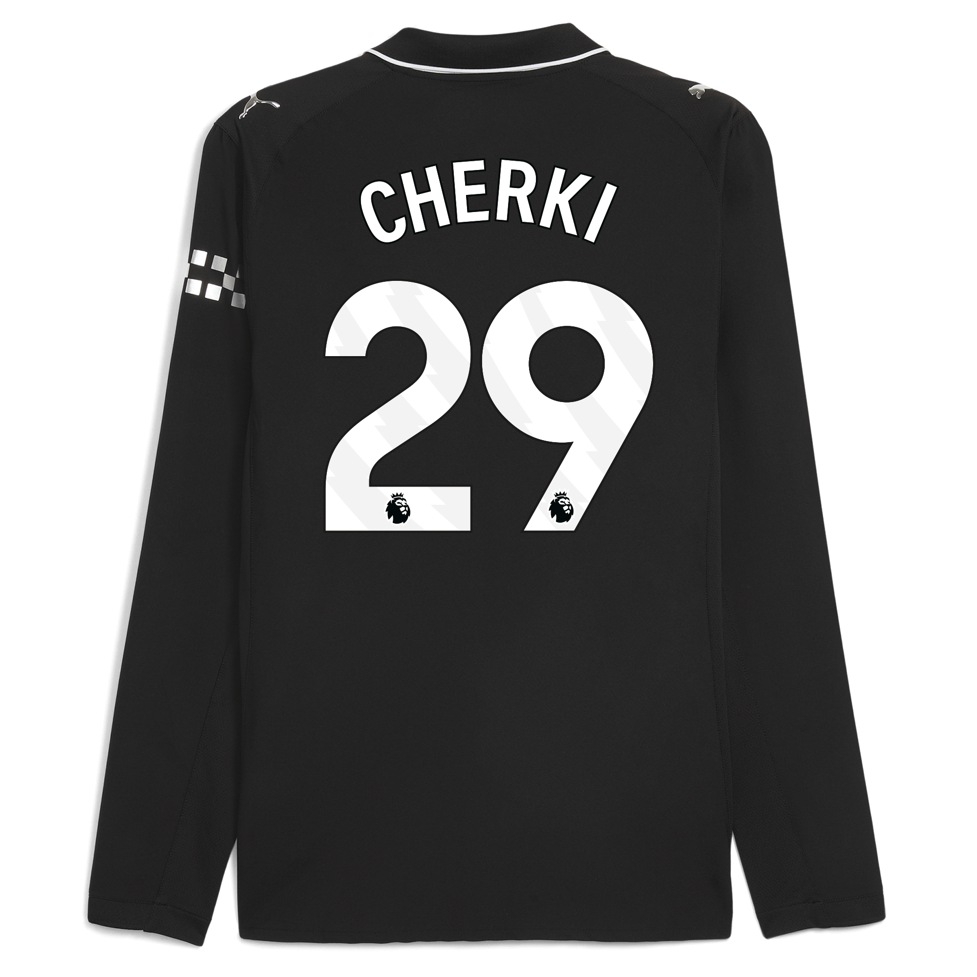 manchester city away authentic jersey 202526 long sleeve with cherki 29 printing Manchester City Shirts | Official Team Gear