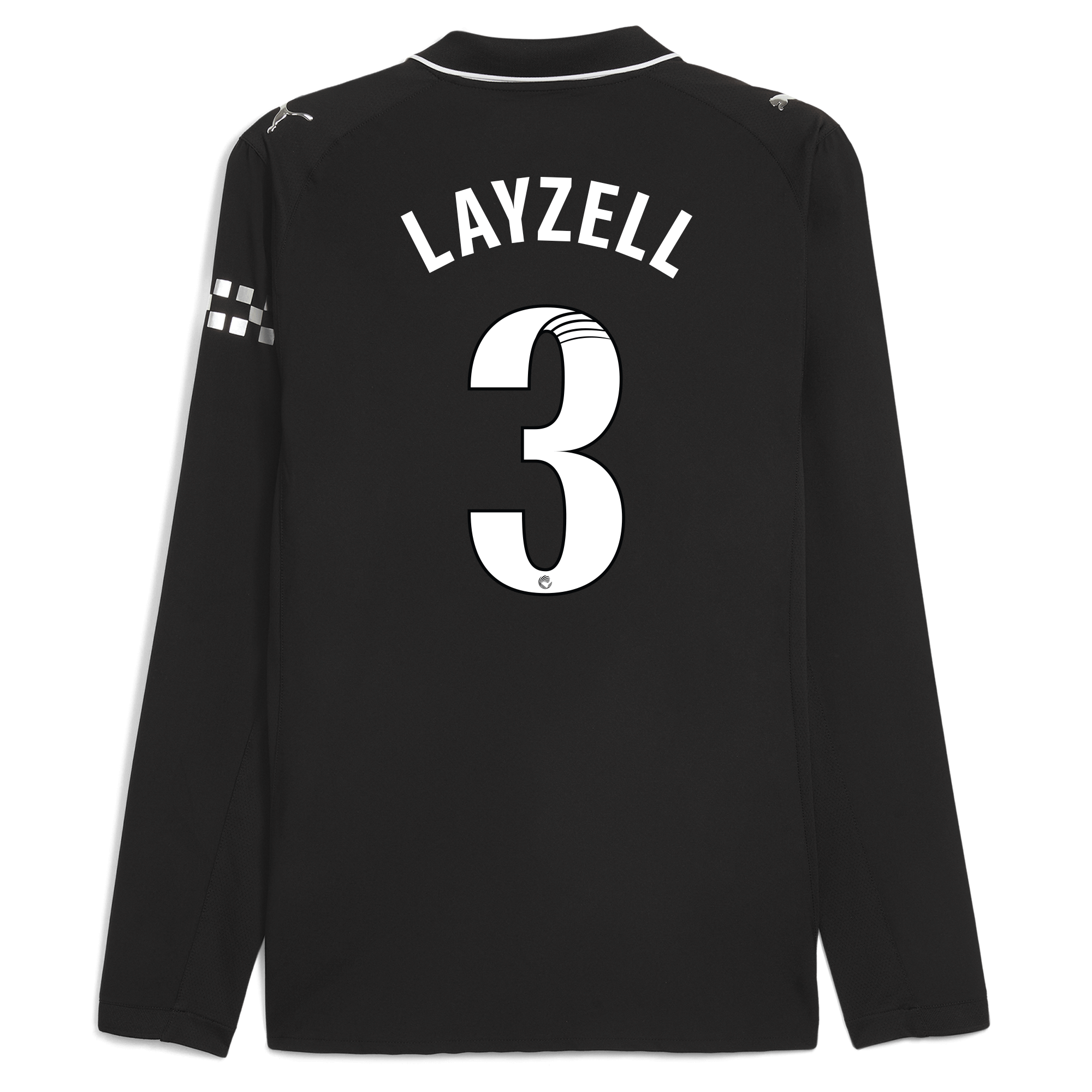 manchester city away authentic jersey 202526 long sleeve with layzell 3 printing Manchester City Shirts | Official Team Gear