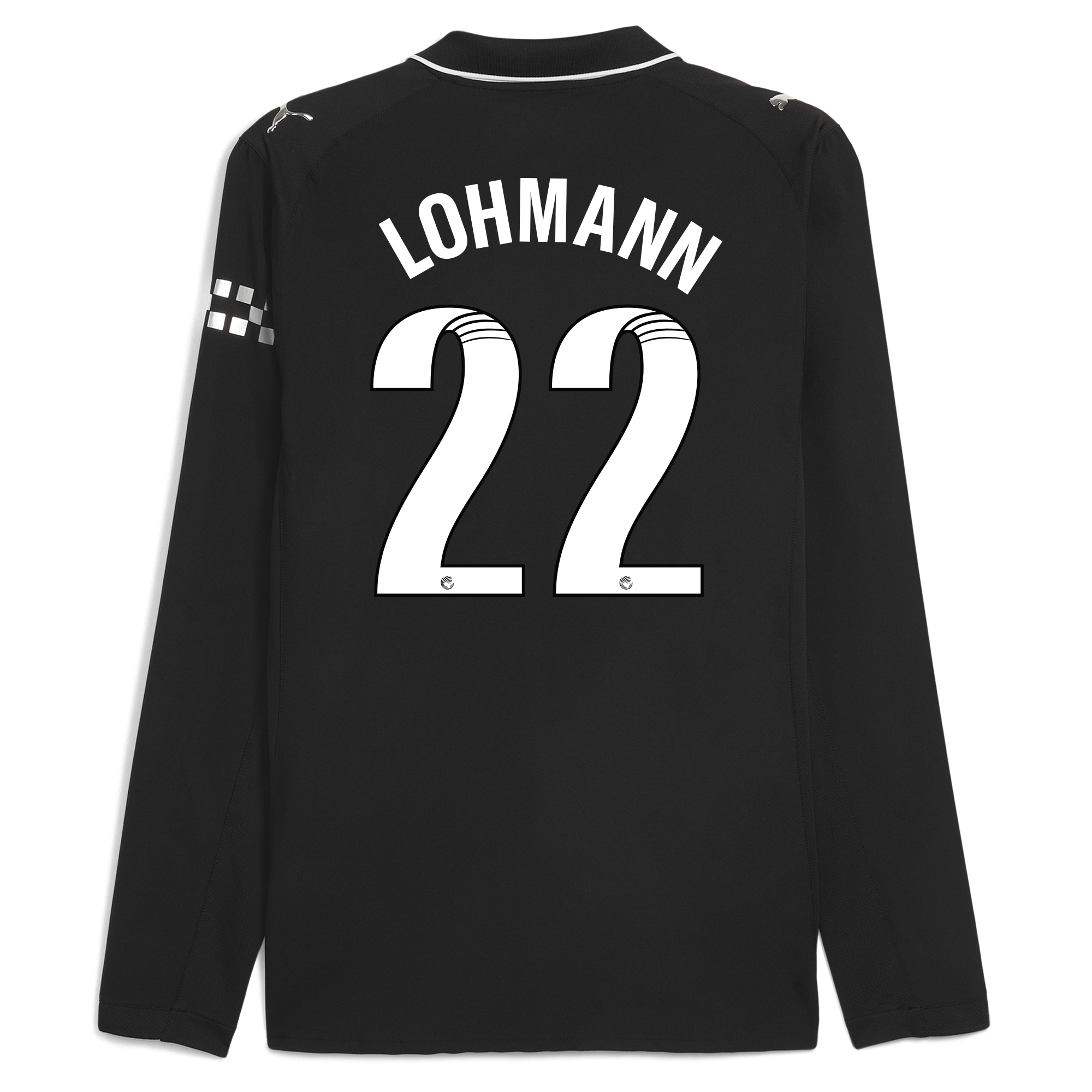 manchester city away authentic jersey 202526 long sleeve with lohmann 22 printing Manchester City Shirts | Official Team Gear