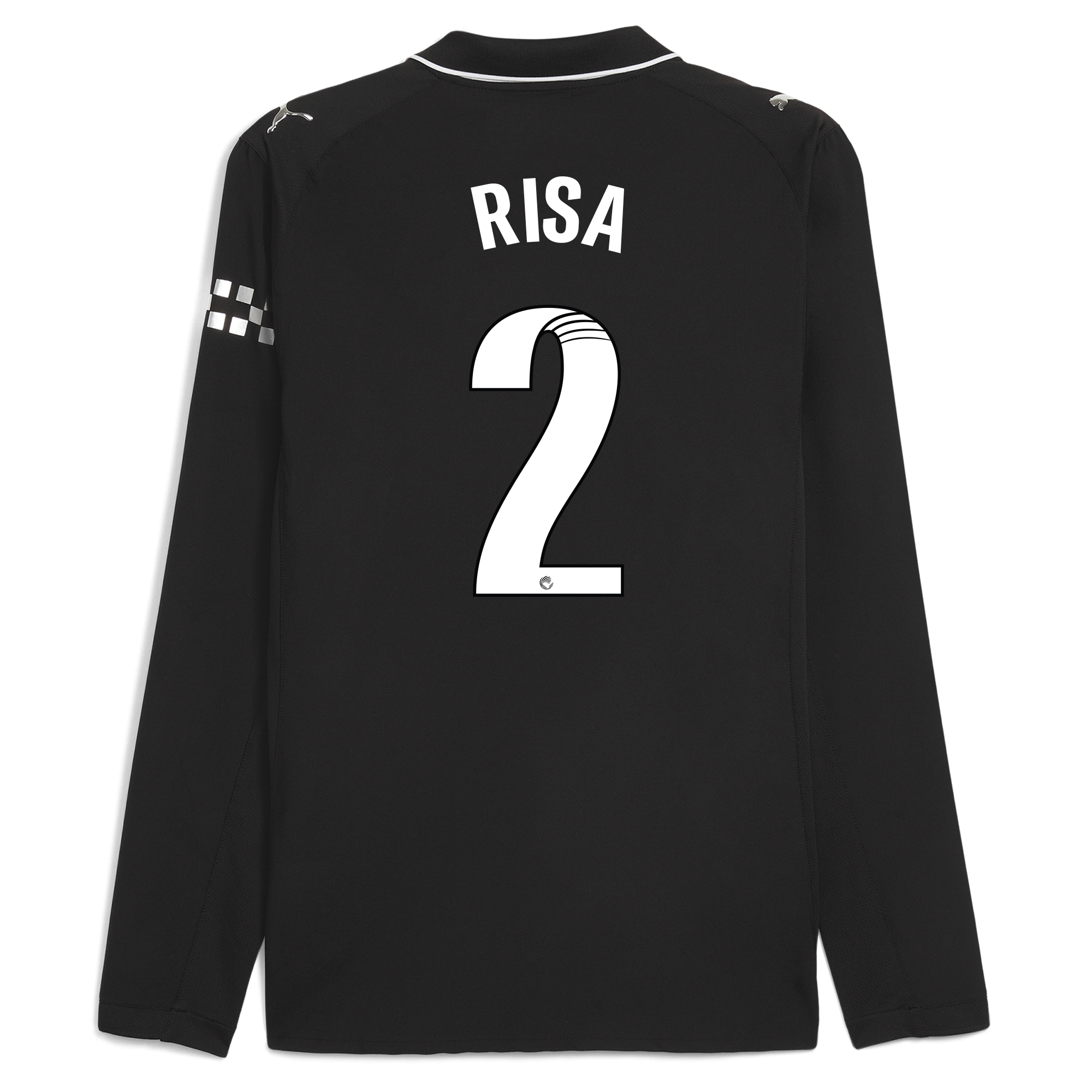 manchester city away authentic jersey 202526 long sleeve with risa 2 printing Manchester City Shirts | Official Team Gear
