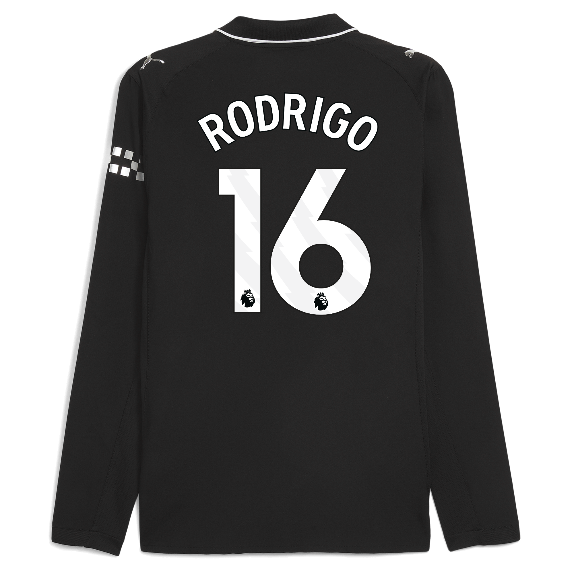 manchester city away authentic jersey 202526 long sleeve with rodrigo 16 printing Manchester City Shirts | Official Team Gear