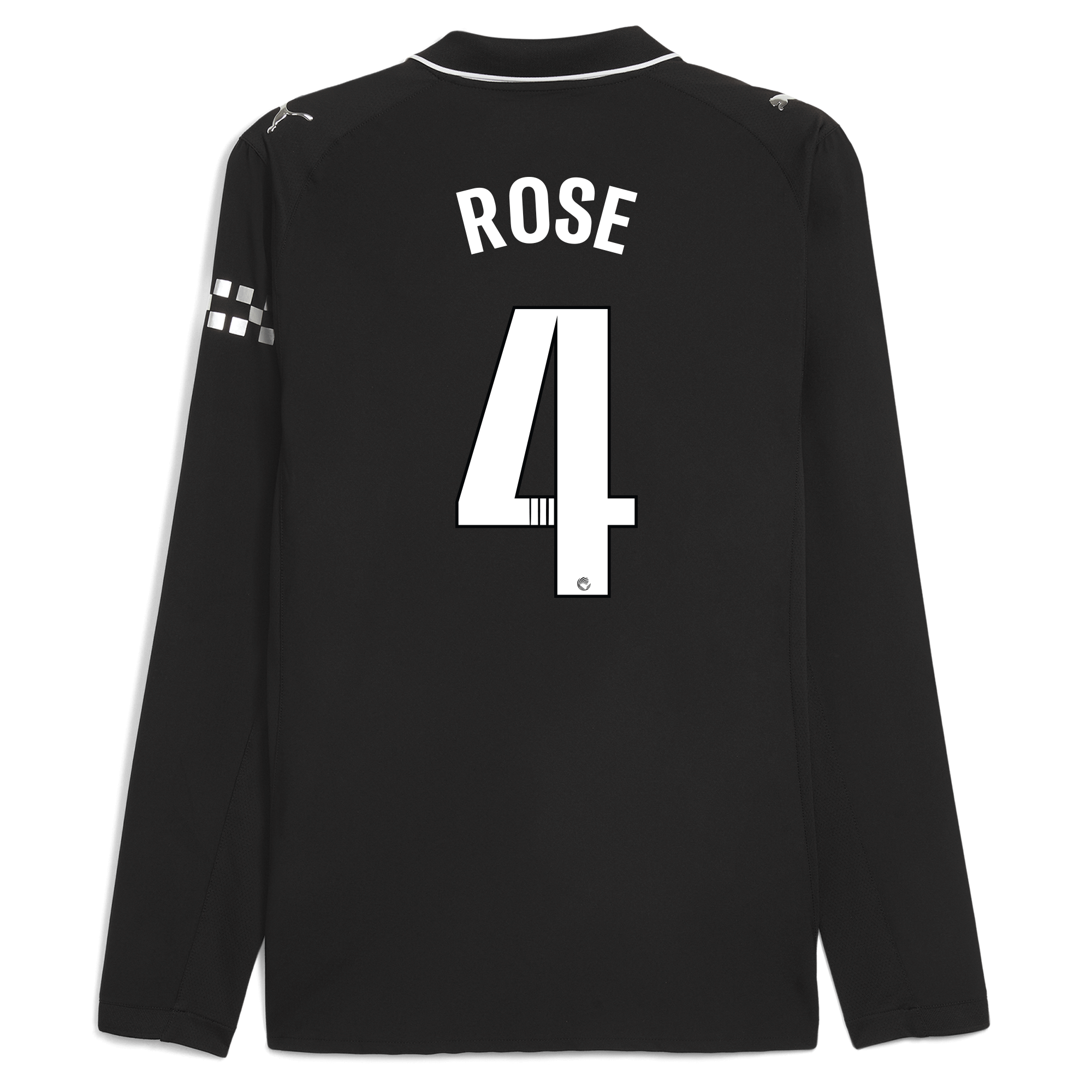 manchester city away authentic jersey 202526 long sleeve with rose 4 printing Manchester City Shirts | Official Team Gear