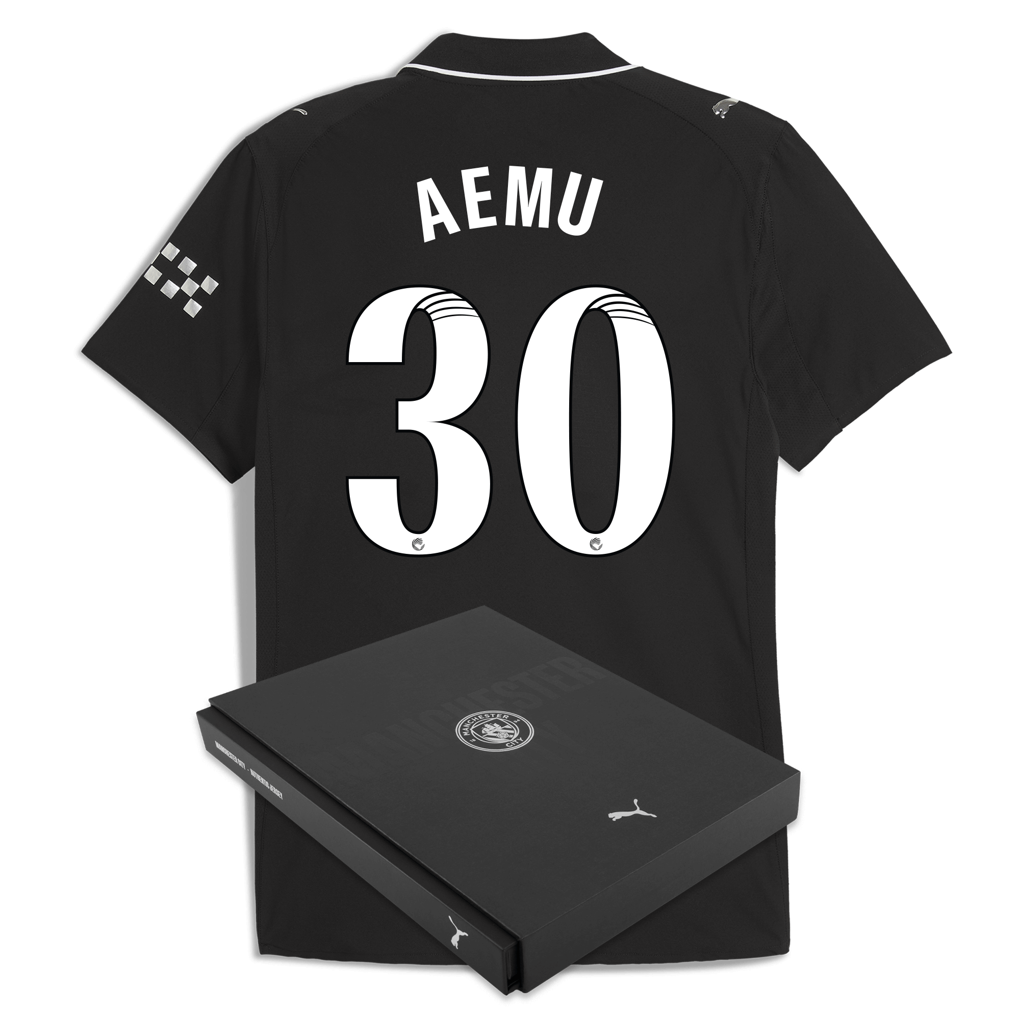 manchester city away authentic jersey 202526 with aemu 30 printing in gift box Manchester City Shirts | Official Team Gear