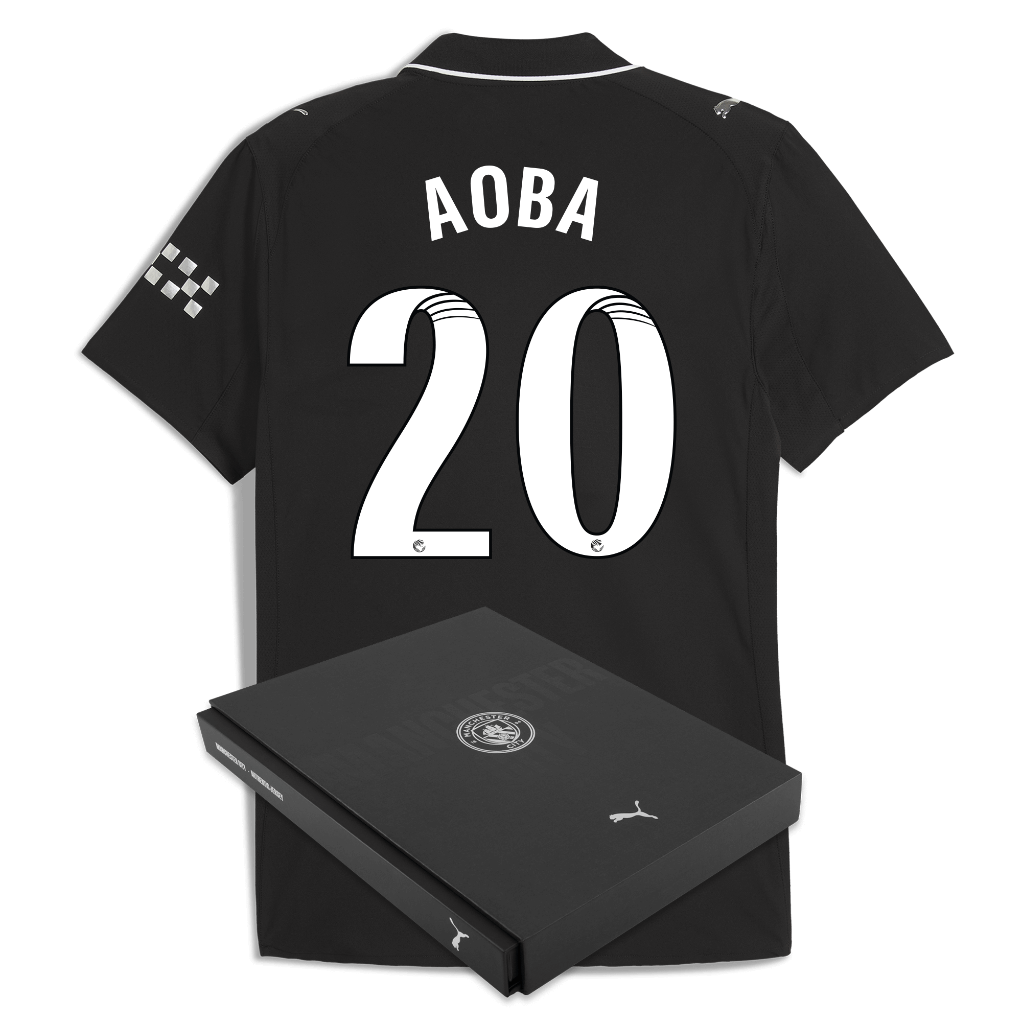 manchester city away authentic jersey 202526 with aoba 20 printing in gift box Manchester City Shirts | Official Team Gear