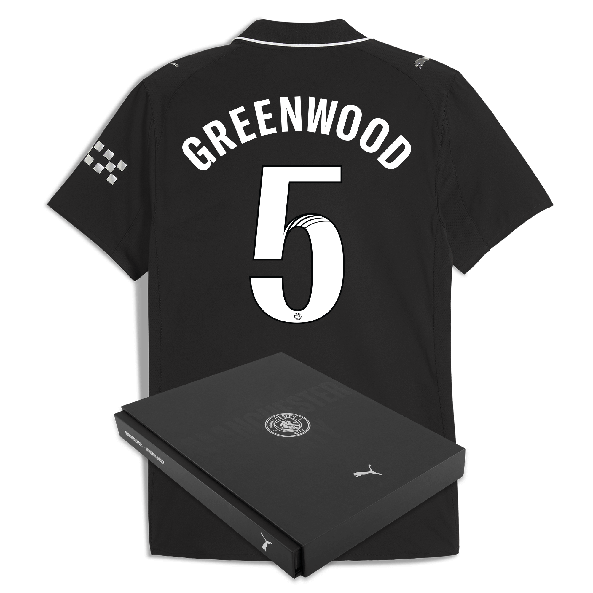 manchester city away authentic jersey 202526 with greenwood 5 printing in gift box Manchester City Shirts | Official Team Gear