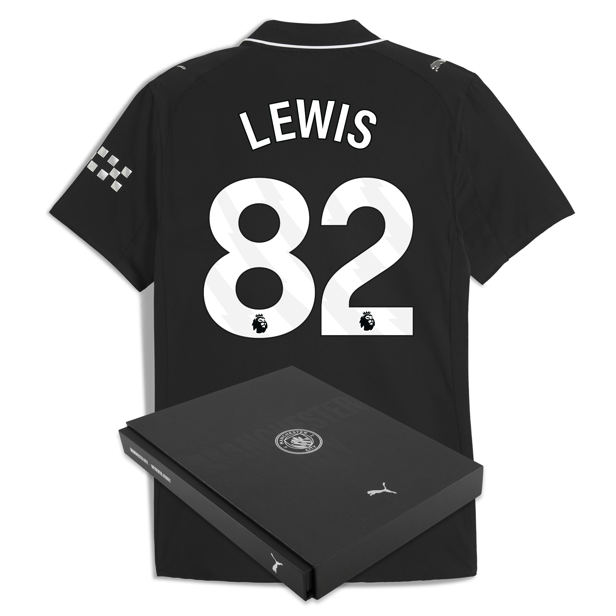 manchester city away authentic jersey 202526 with lewis 82 printing in gift box Manchester City Shirts | Official Team Gear