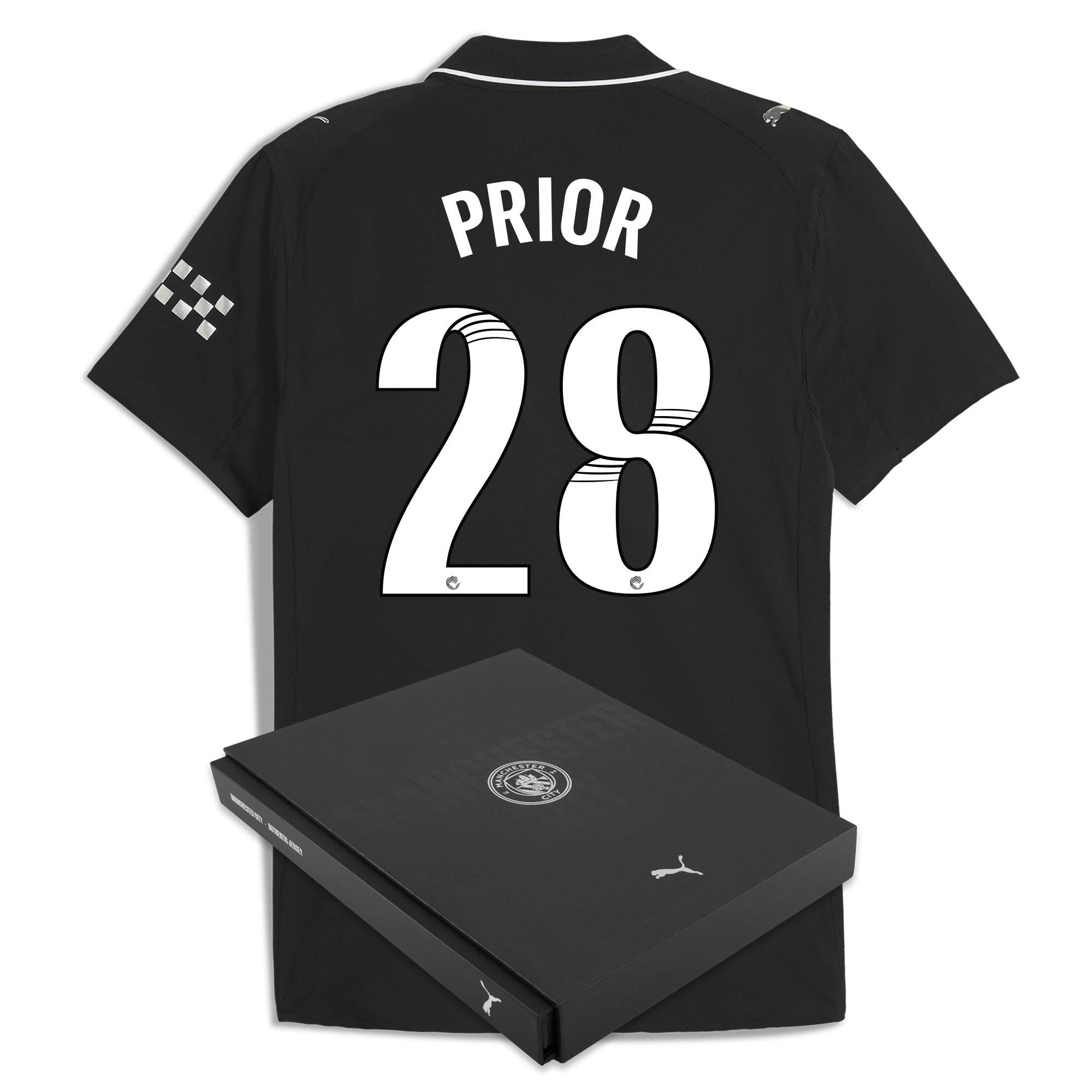 manchester city away authentic jersey 202526 with prior 28 printing in gift box Manchester City Shirts | Official Team Gear