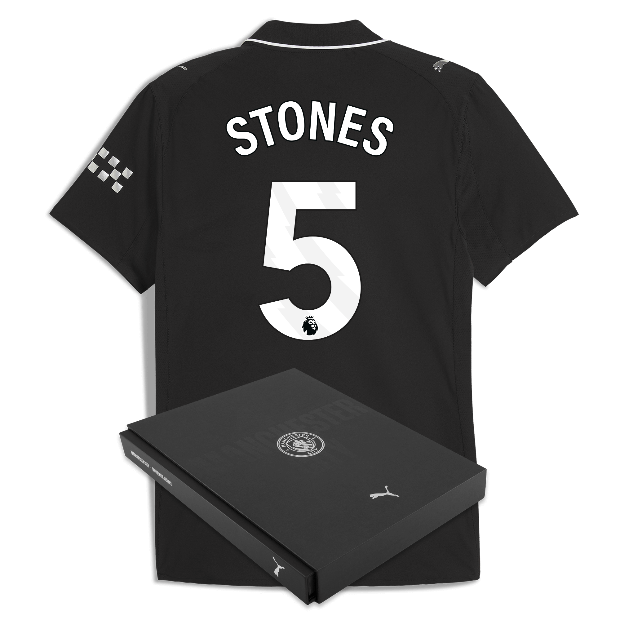 manchester city away authentic jersey 202526 with stones 5 printing in gift box Manchester City Shirts | Official Team Gear
