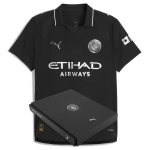 manchester city away authentic jersey black 202526 with custom printing in gift box Manchester City Shirts | Official Team Gear