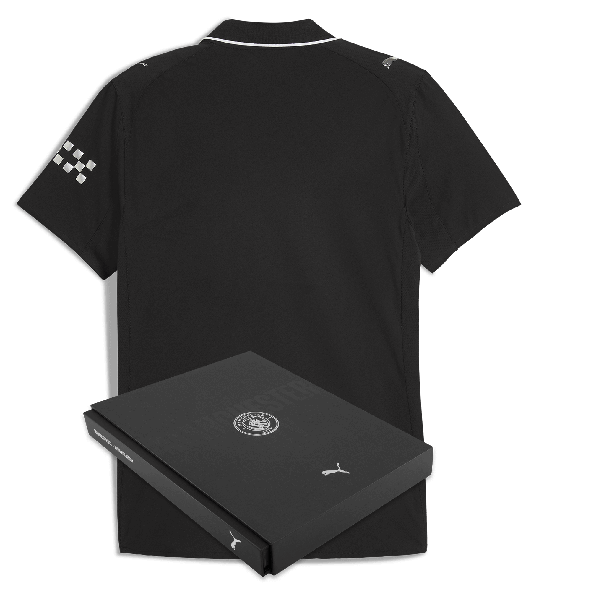 manchester city away authentic jersey black 202526 with custom printing in gift box Manchester City Shirts | Official Team Gear