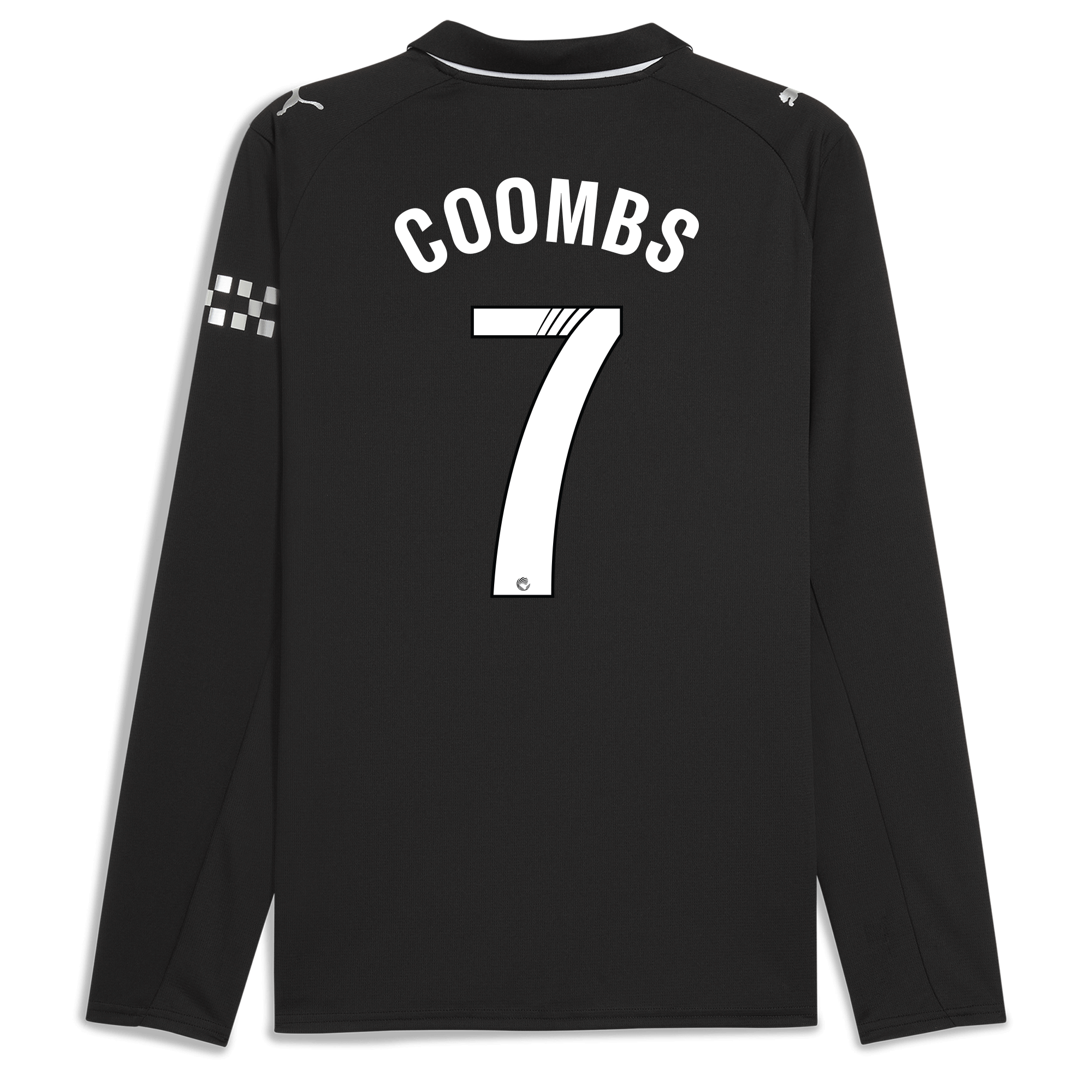manchester city away jersey 202526 long sleeve with coombs 7 printing Manchester City Shirts | Official Team Gear