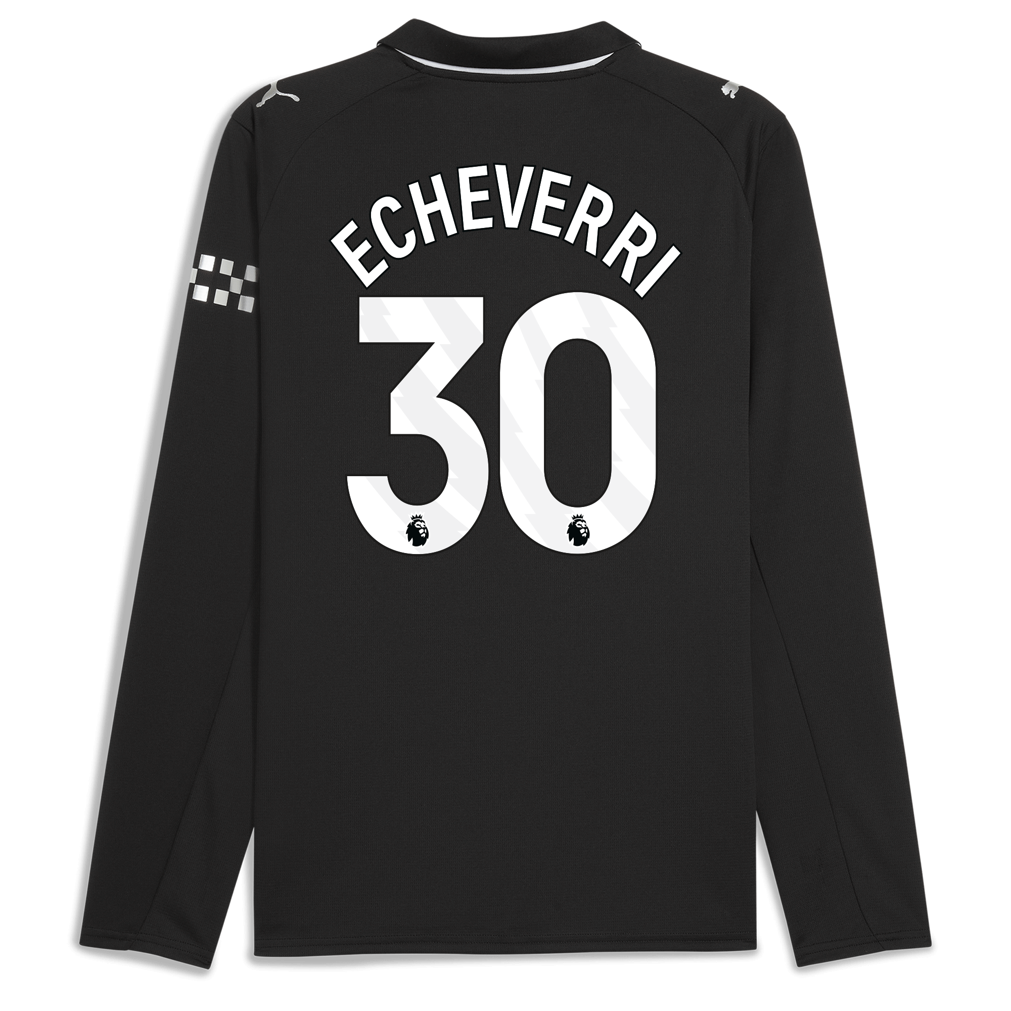 manchester city away jersey 202526 long sleeve with echeverri 30 printing Manchester City Shirts | Official Team Gear