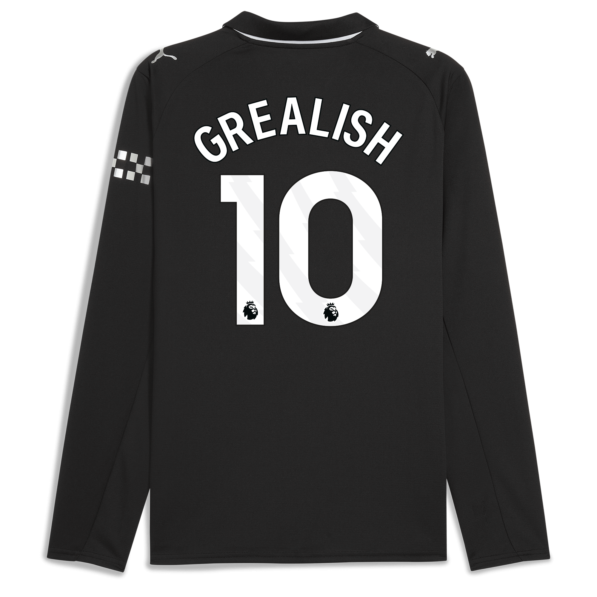 manchester city away jersey 202526 long sleeve with grealish 10 printing Manchester City Shirts | Official Team Gear