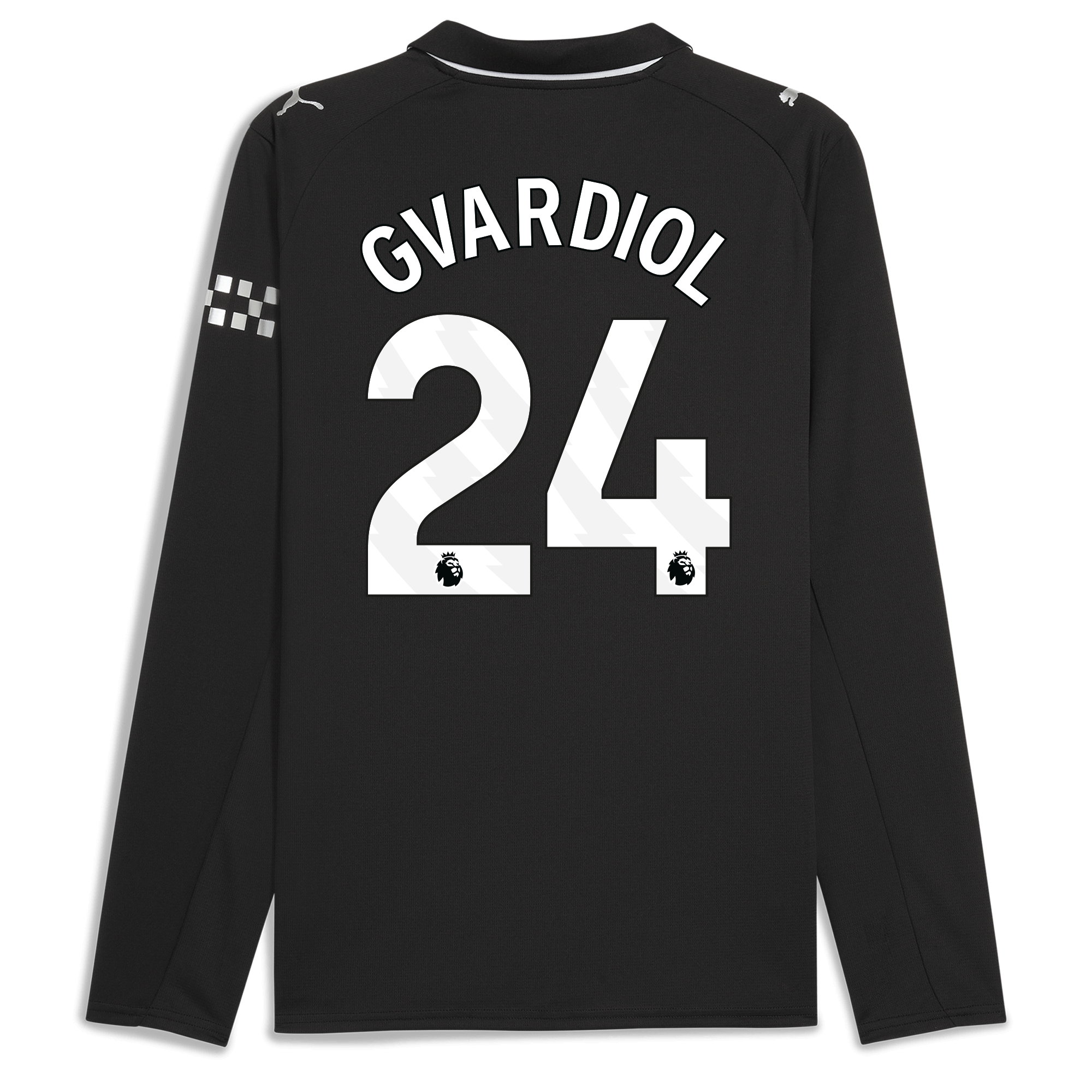 manchester city away jersey 202526 long sleeve with gvardiol 24 printing Manchester City Shirts | Official Team Gear