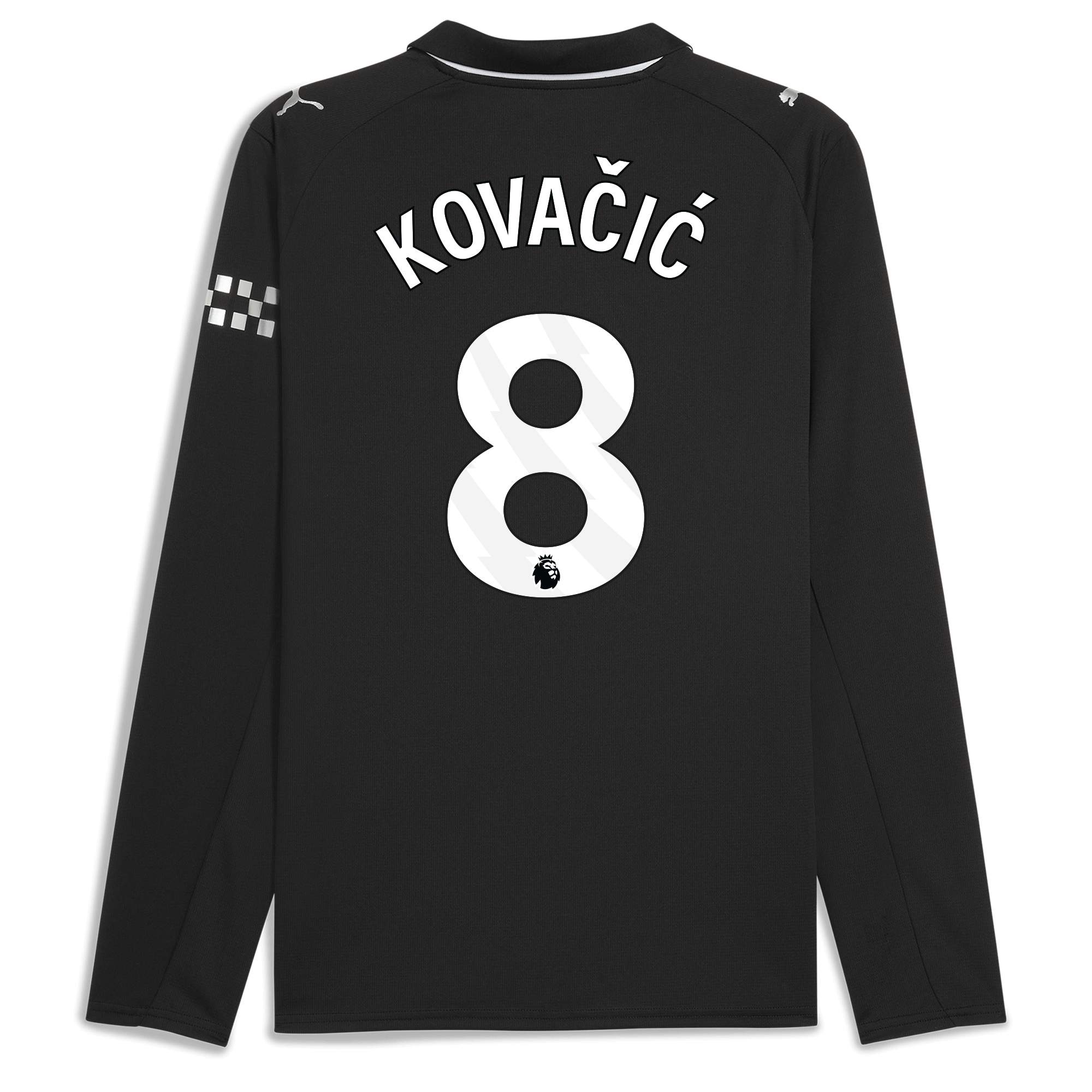 manchester city away jersey 202526 long sleeve with kovaČiĆ 8 printing Manchester City Shirts | Official Team Gear