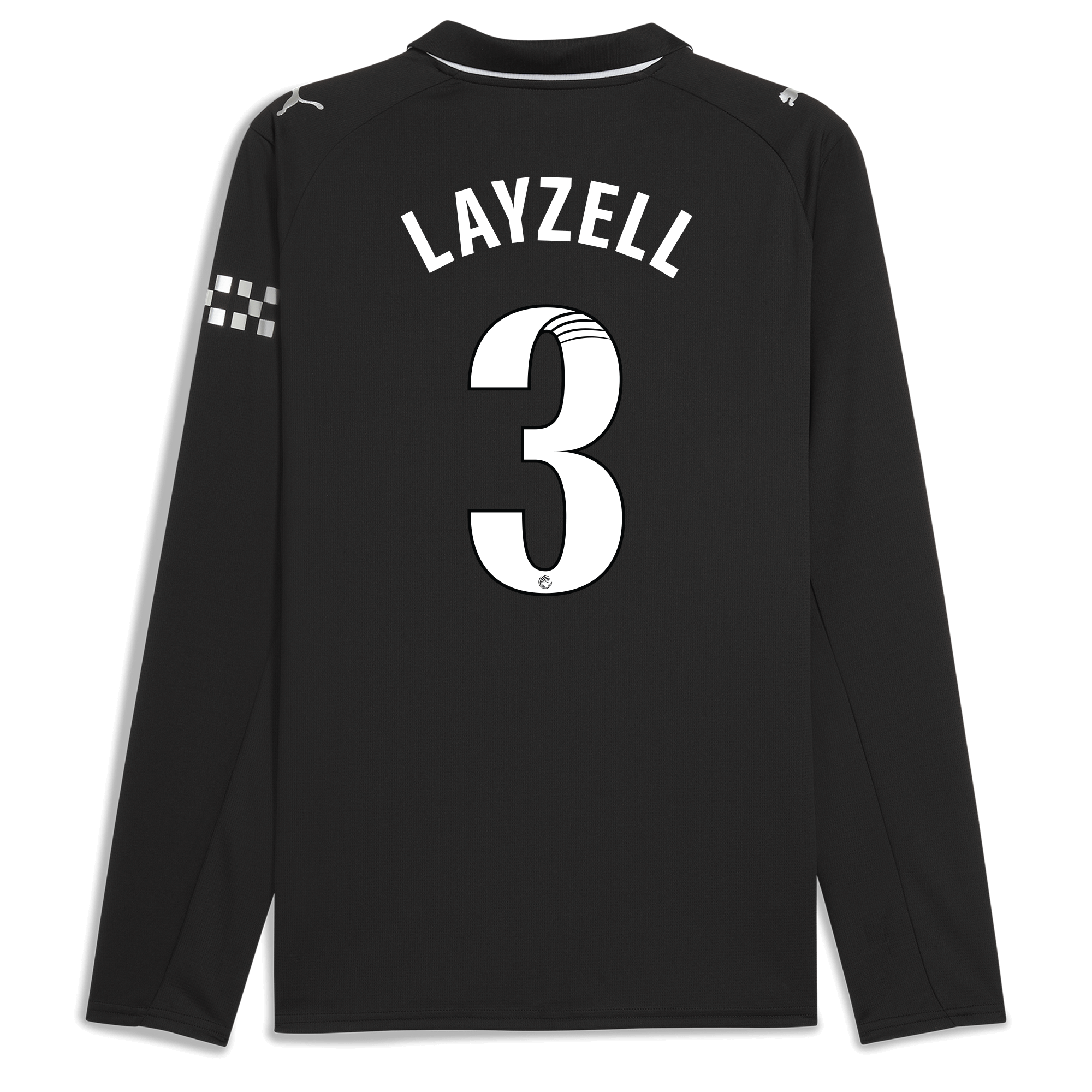 manchester city away jersey 202526 long sleeve with layzell 3 printing Manchester City Shirts | Official Team Gear