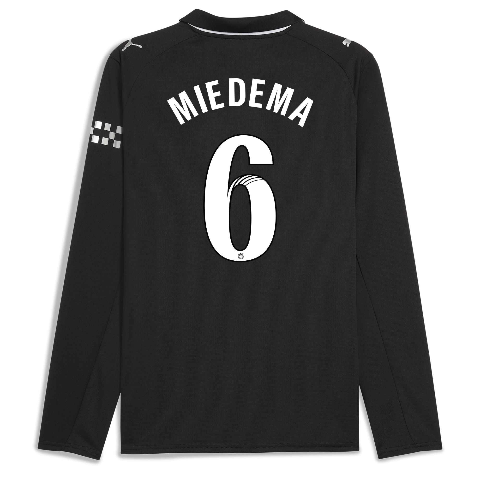 manchester city away jersey 202526 long sleeve with miedema 6 printing Manchester City Shirts | Official Team Gear